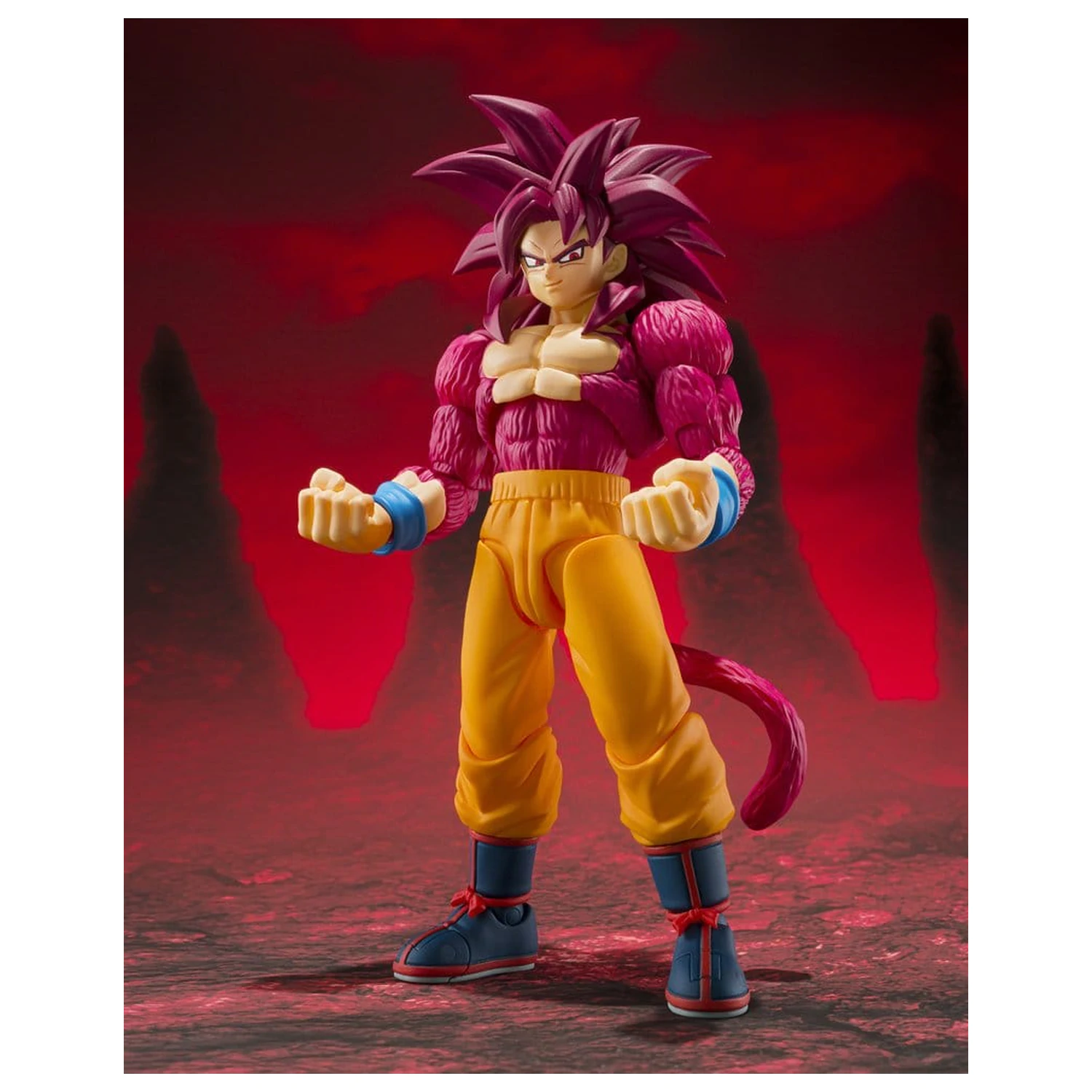Dragon Ball S.H. Figuarts Figura de actiune Super Saiyan 4 Son Goku -Daima- 15 cm poza produsului