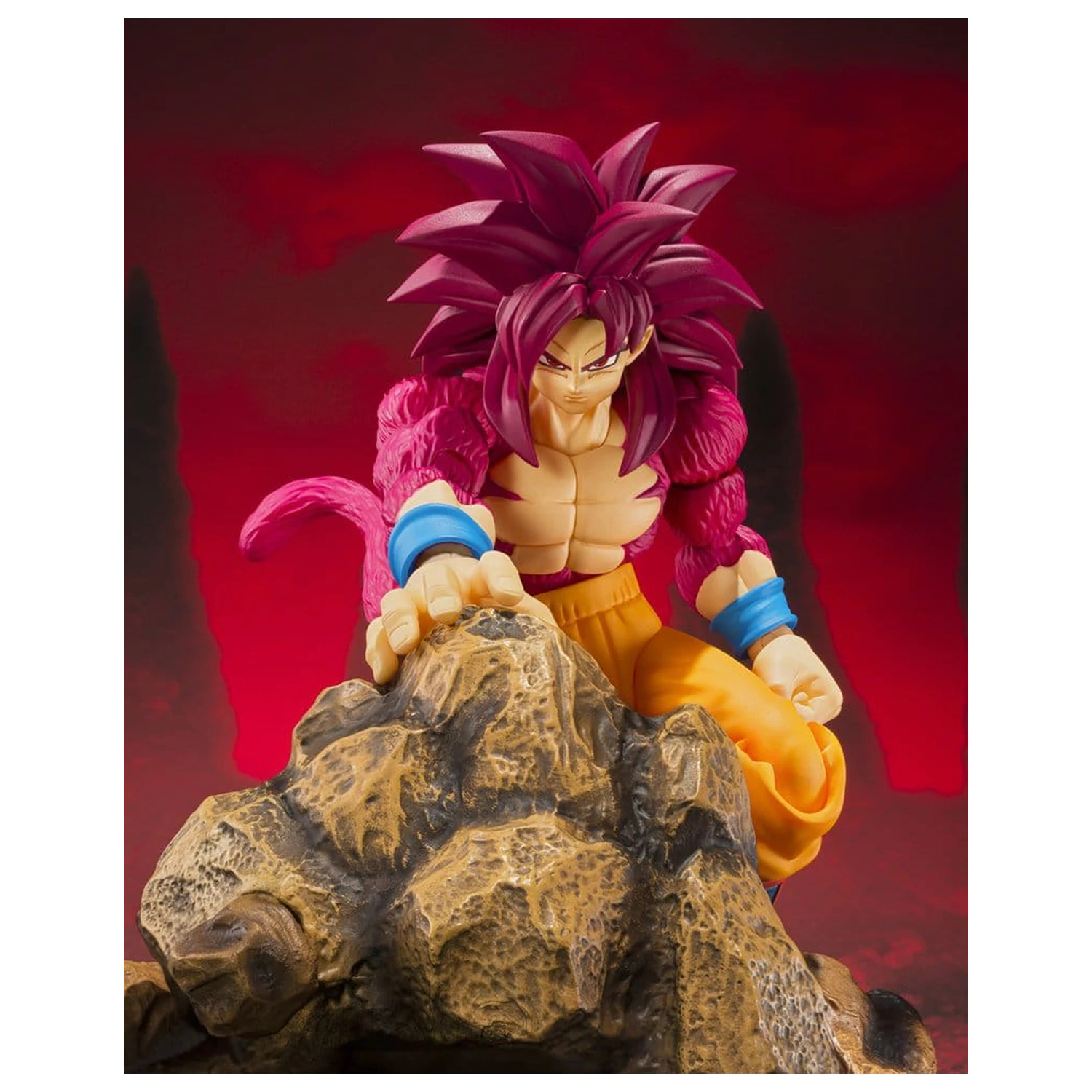 Dragon Ball S.H. Figuarts Figura de actiune Super Saiyan 4 Son Goku -Daima- 15 cm poza produsului