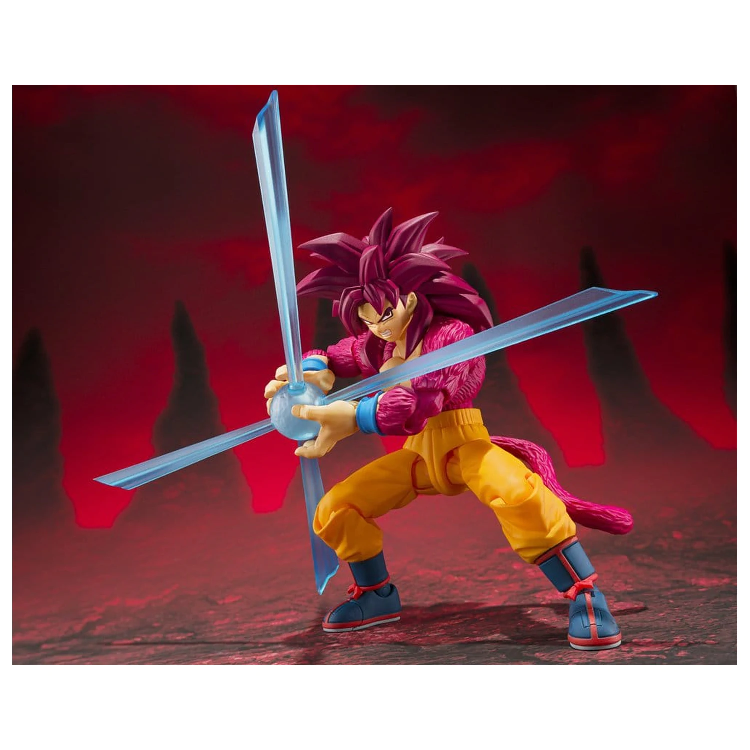 Dragon Ball S.H. Figuarts Figura de actiune Super Saiyan 4 Son Goku -Daima- 15 cm poza produsului