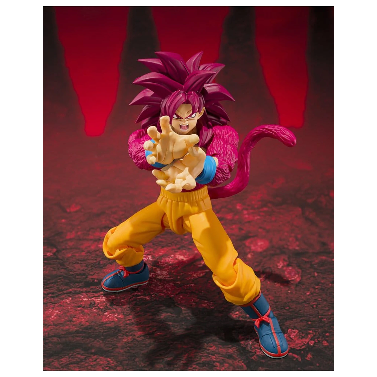 Dragon Ball S.H. Figuarts Figura de actiune Super Saiyan 4 Son Goku -Daima- 15 cm poza produsului