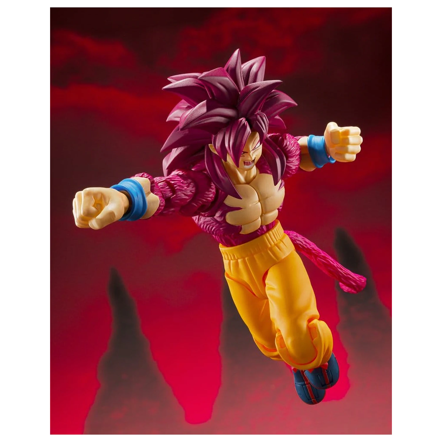 Dragon Ball S.H. Figuarts Figura de actiune Super Saiyan 4 Son Goku -Daima- 15 cm poza produsului