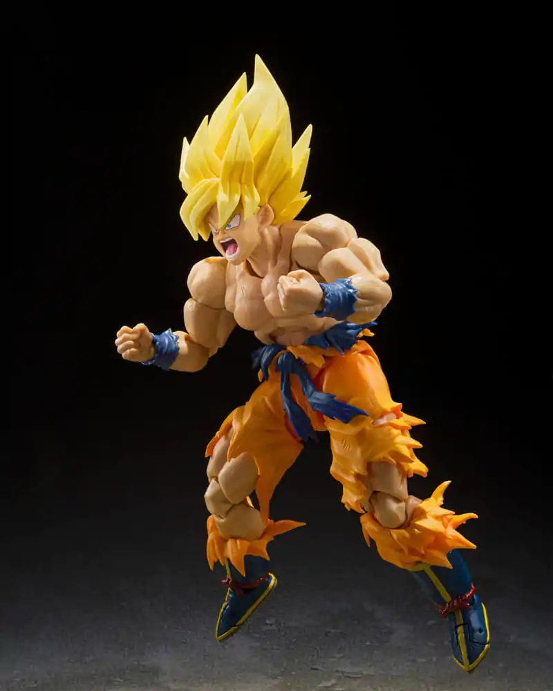 Figurină de acțiune Dragon Ball S.H. Figuarts Super Saiyan Son Goku Legendary Super Saiyan (Best Selection) 15 cm poza produsului