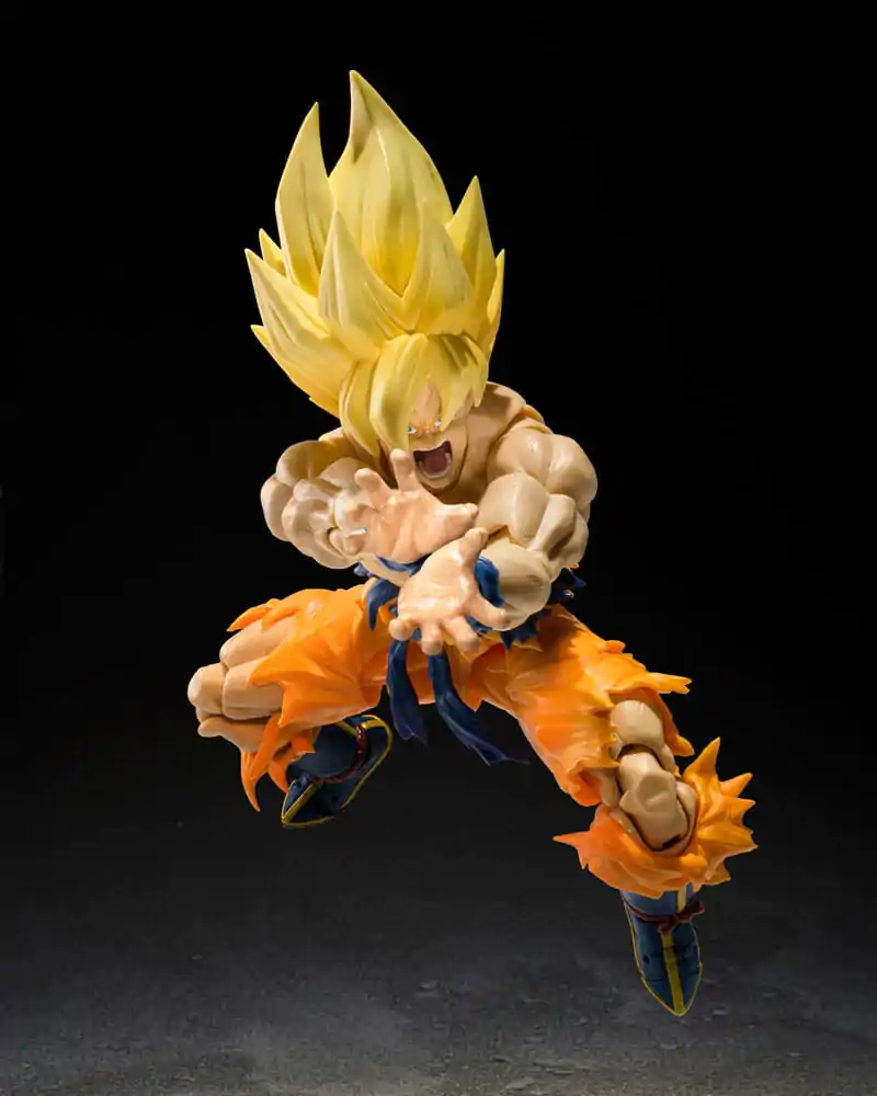 Figurină de acțiune Dragon Ball S.H. Figuarts Super Saiyan Son Goku Legendary Super Saiyan (Best Selection) 15 cm poza produsului