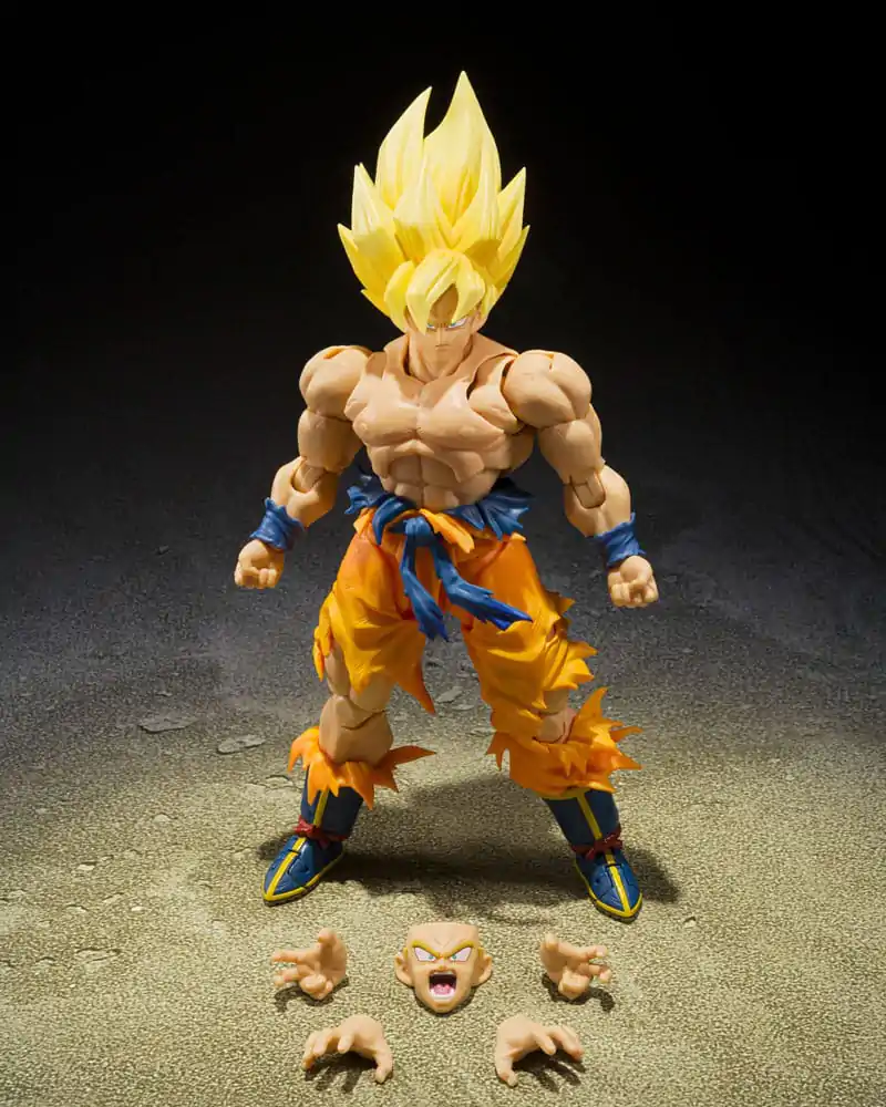 Figurină de acțiune Dragon Ball S.H. Figuarts Super Saiyan Son Goku Legendary Super Saiyan (Best Selection) 15 cm poza produsului