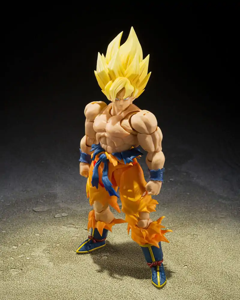 Figurină de acțiune Dragon Ball S.H. Figuarts Super Saiyan Son Goku Legendary Super Saiyan (Best Selection) 15 cm poza produsului