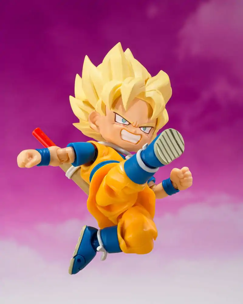 Figurină de acțiune Dragon Ball S.H.Figuarts Super Saiyan Son Goku (mini) Daima 8 cm poza produsului