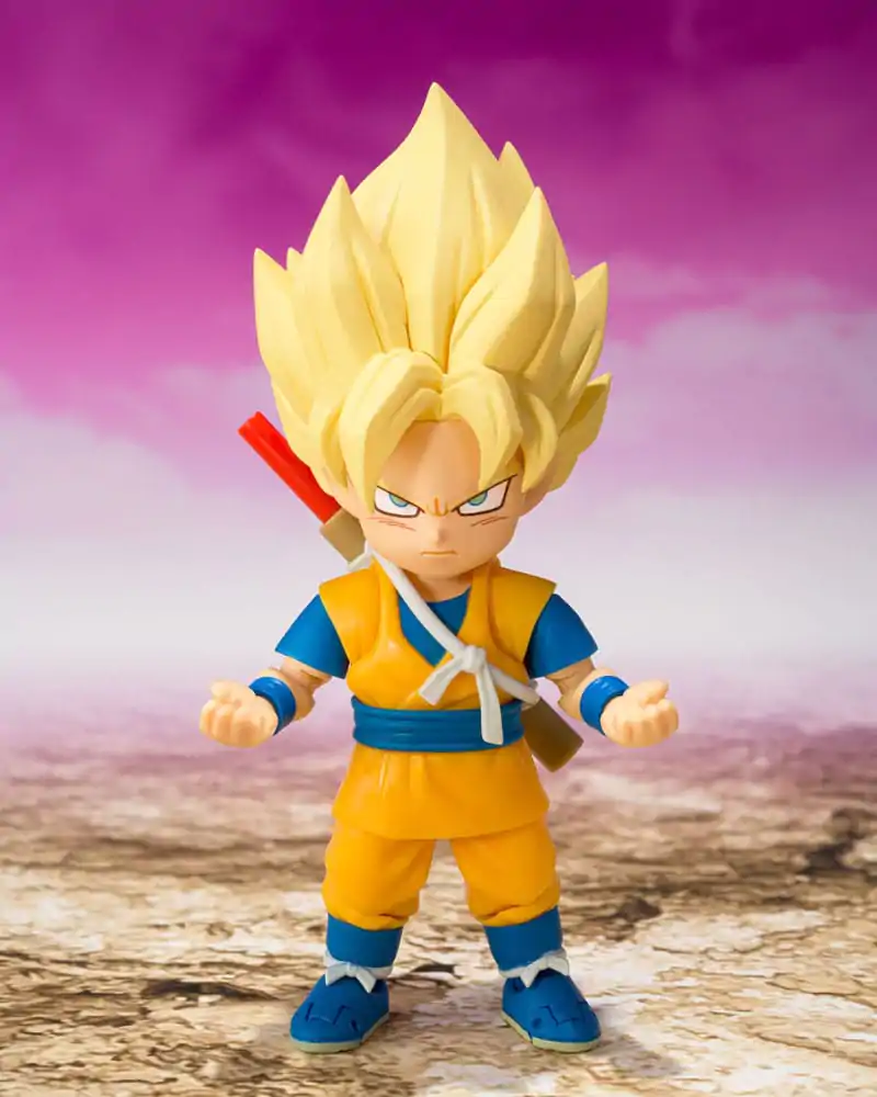 Figurină de acțiune Dragon Ball S.H.Figuarts Super Saiyan Son Goku (mini) Daima 8 cm poza produsului