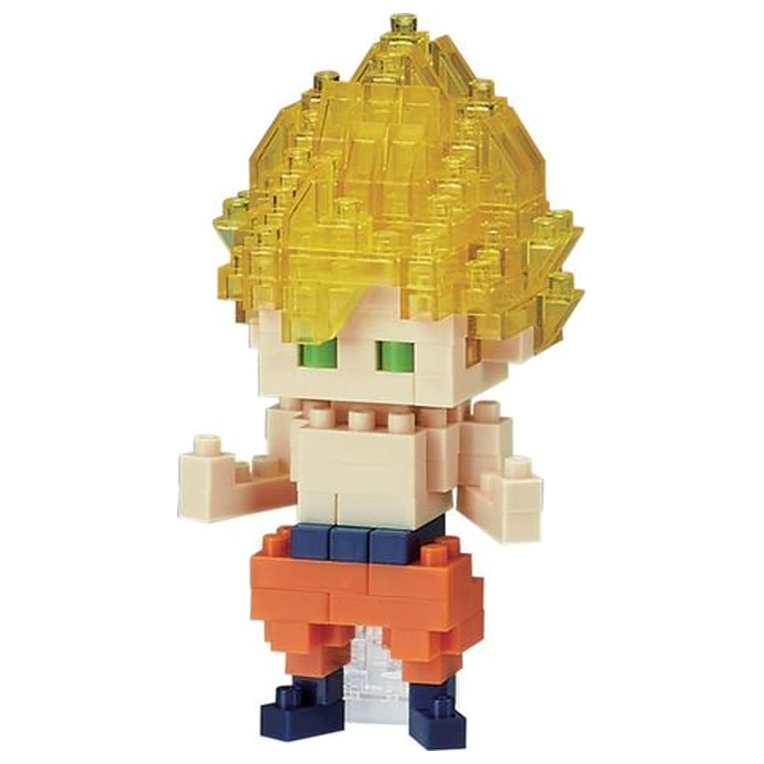 Dragon Ball Son Goku Super Saiyan Figurină Nanoblock 10cm poza produsului