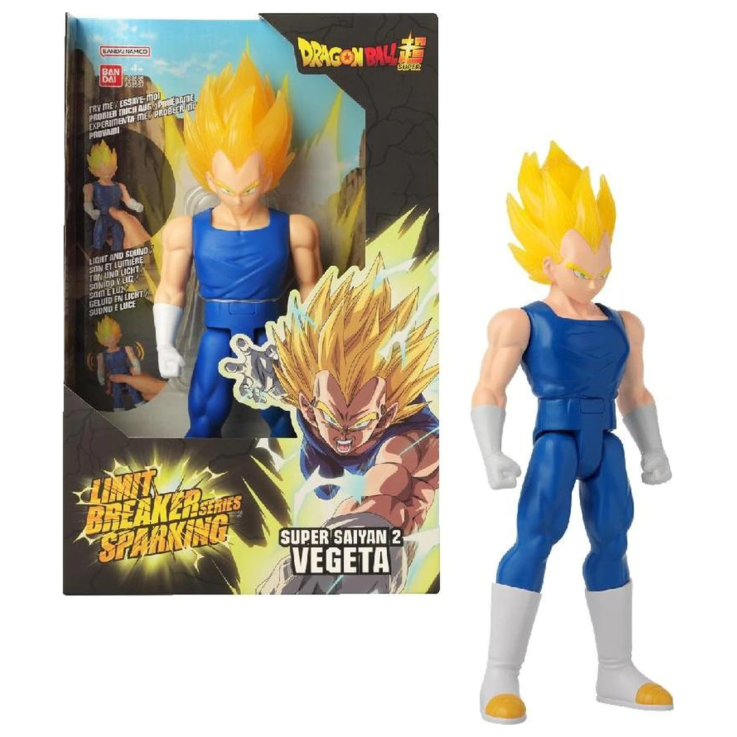 Dragon Ball SS2 Vegeta Limit Breaker Sparking Figura de 30 cm poza produsului