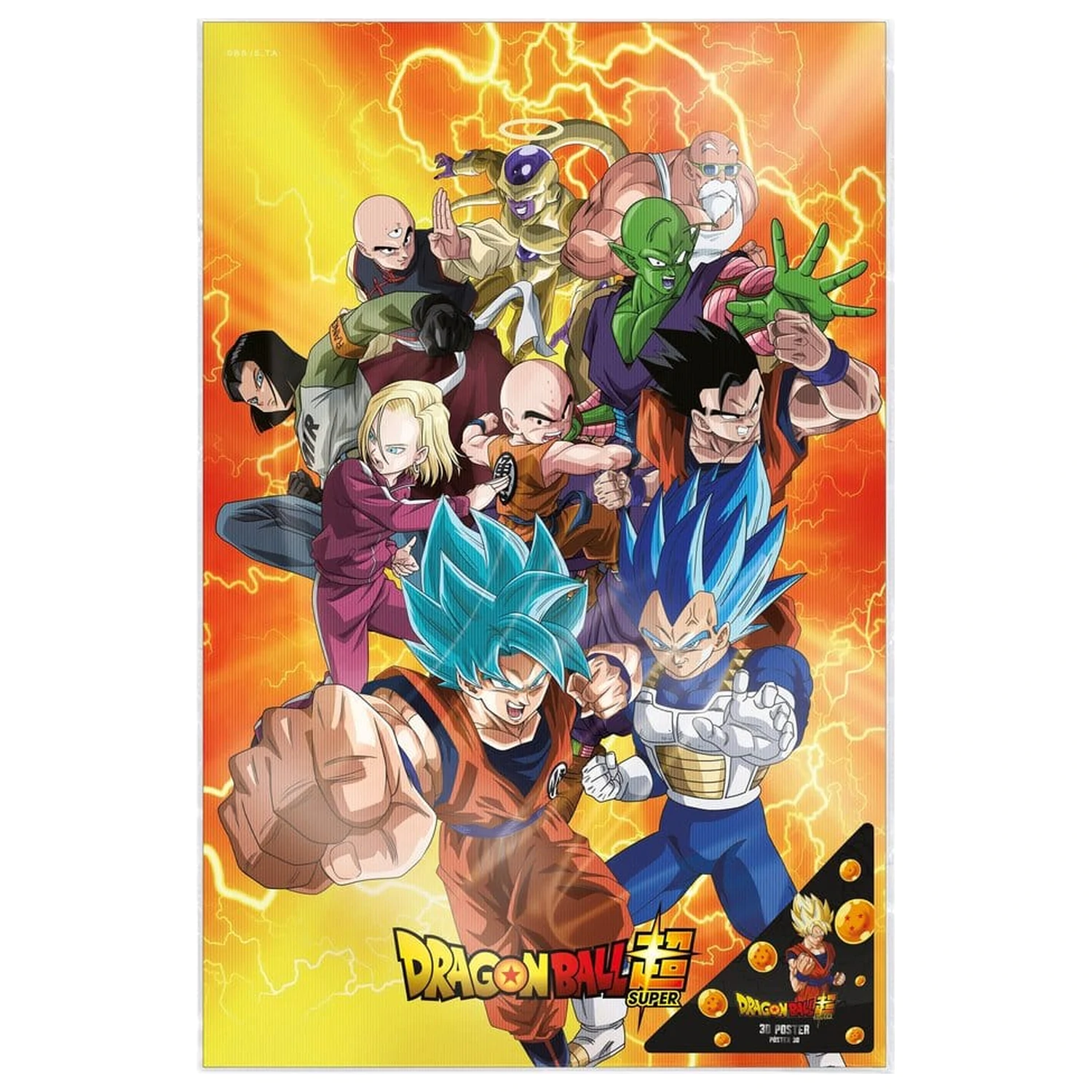 Dragon Ball Super 3D Poster Survival Heroes 38 x 58 cm poza produsului