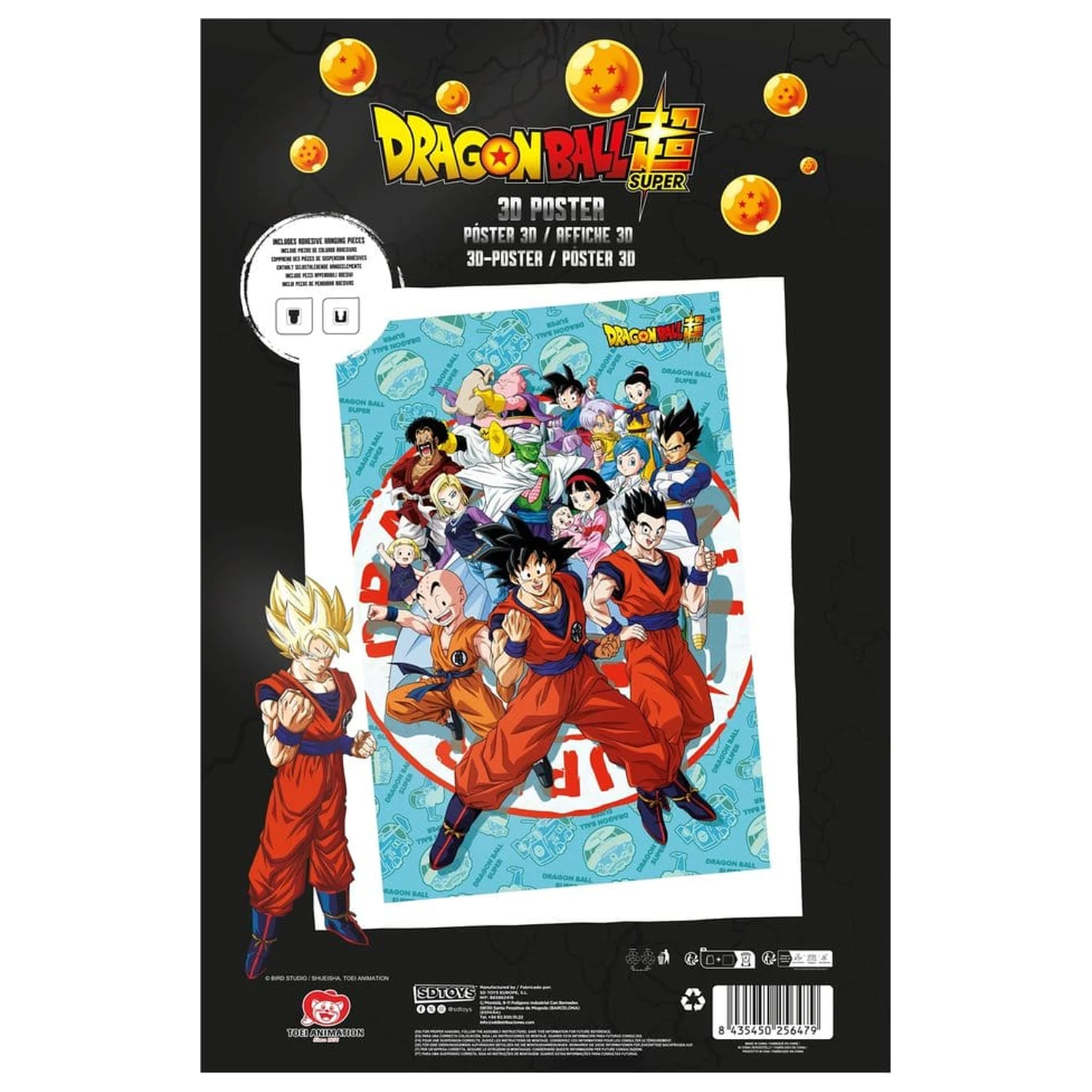 Dragon Ball Super 3D Poster Universe Survival 38 x 58 cm poza produsului