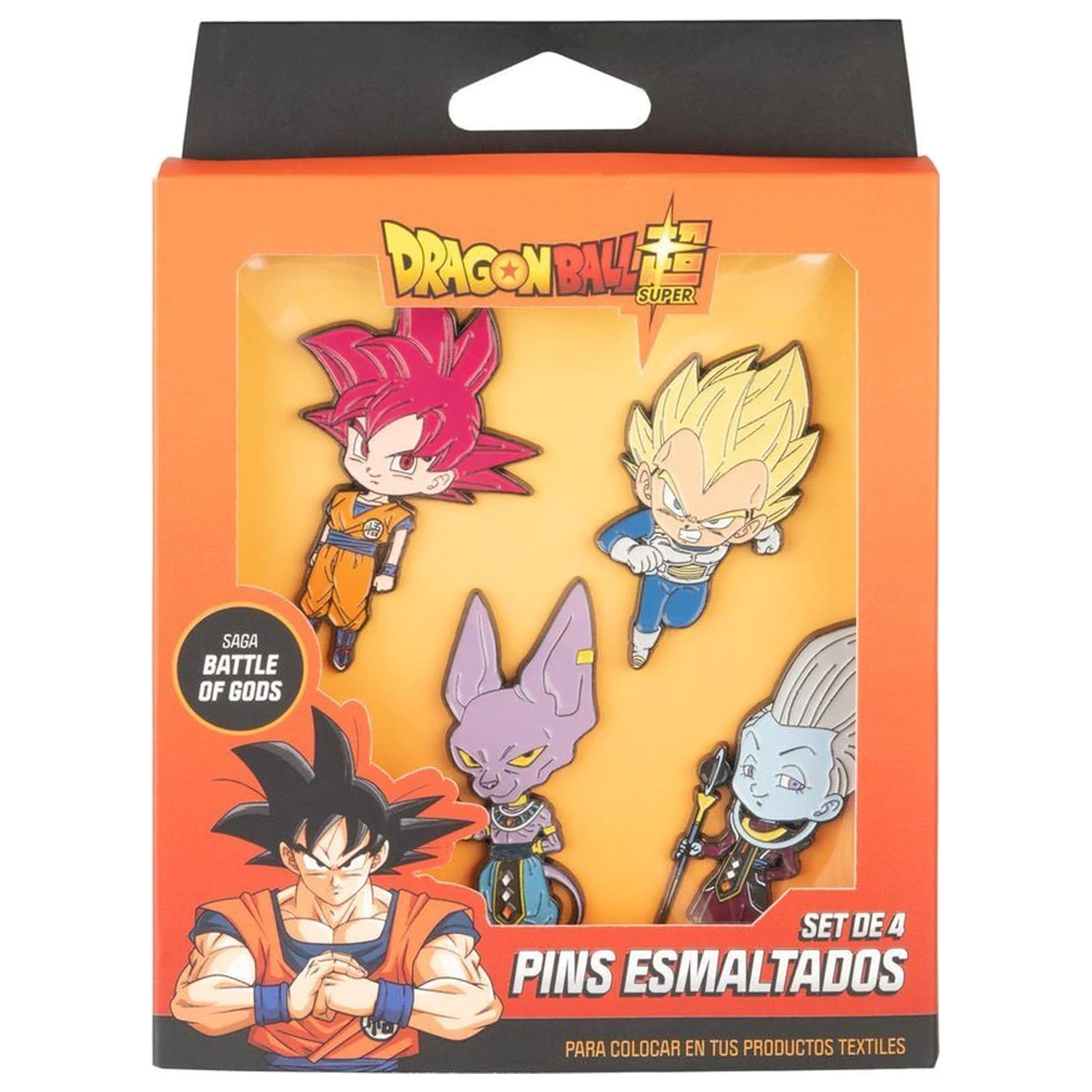 Dragon Ball Super set de 4 insigne (pins) poza produsului