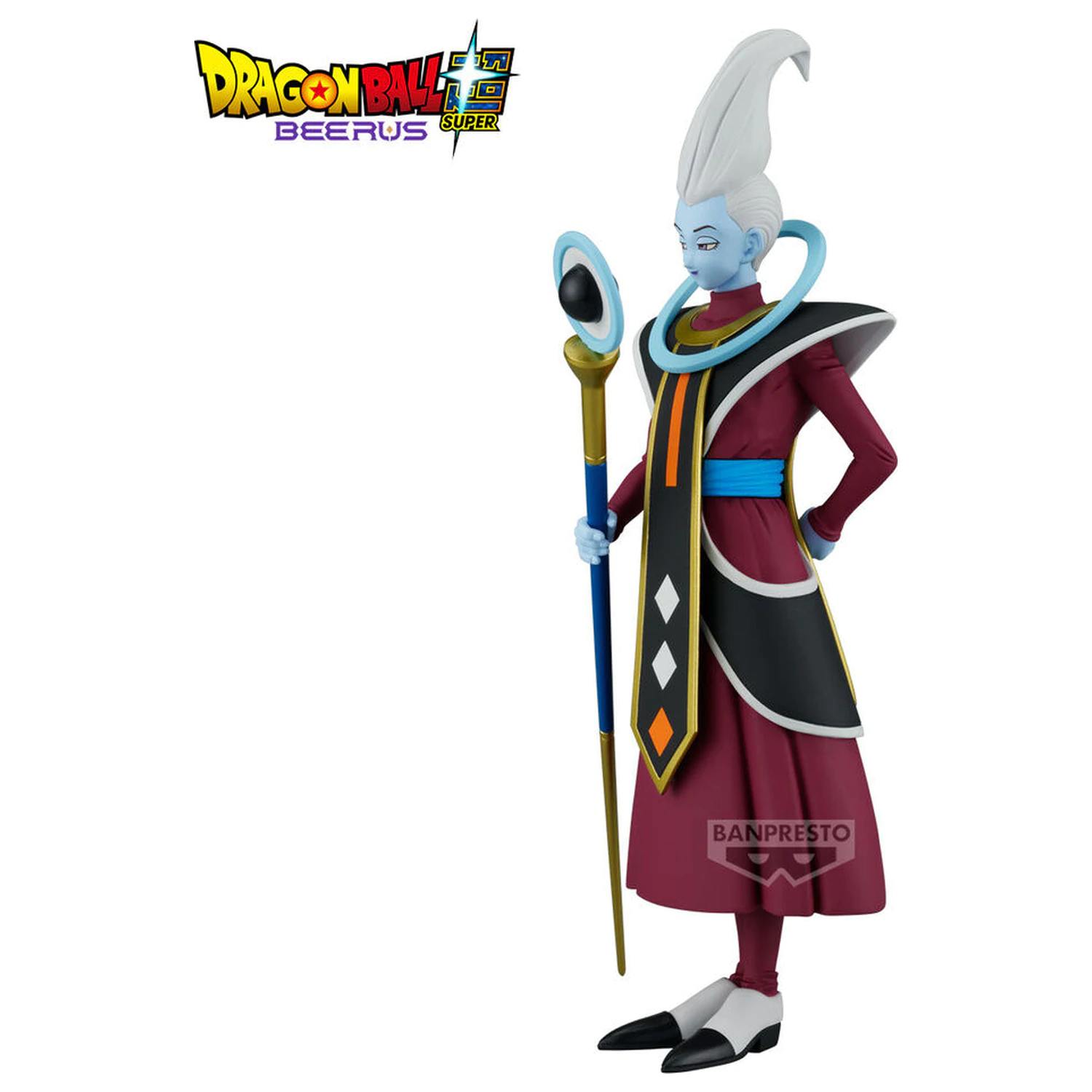 Dragon Ball Super Beerus Solid Edge Works Whis figurina 22cm poza produsului