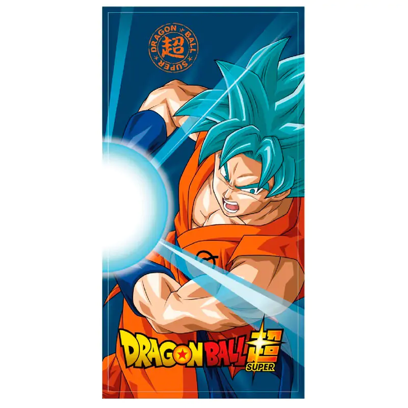 Dragon Ball Super Goku Super Saiyan Blue prosop de plajă din microfibră poza produsului