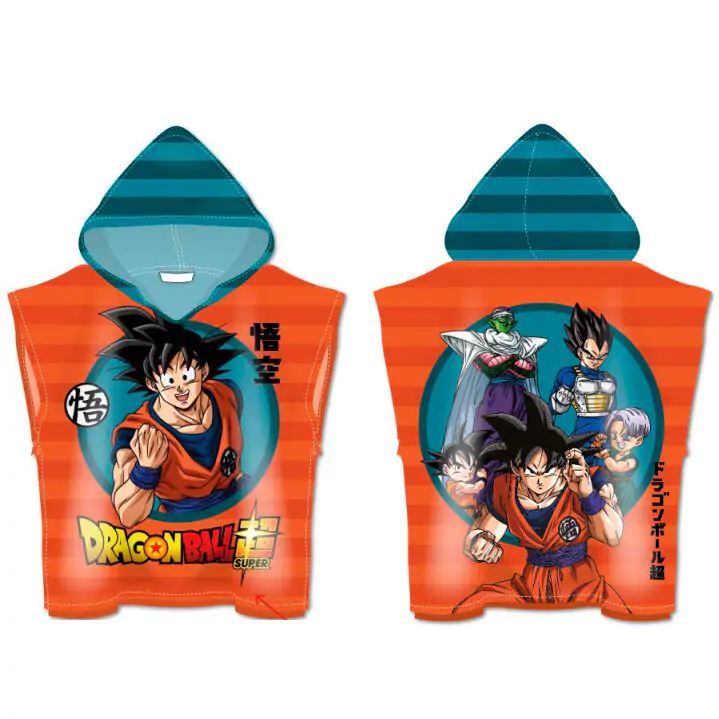 Dragon Ball Super prosop poncho din microfibră poza produsului