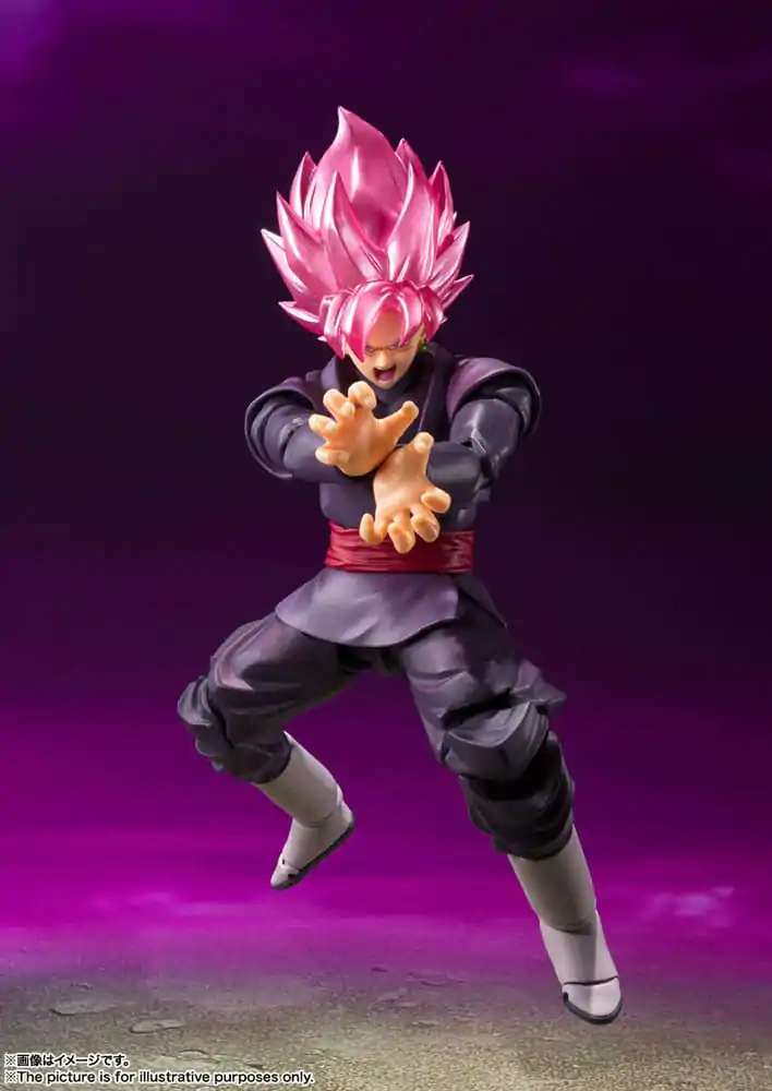 Dragon Ball Super S.H. Figuarts Figura de actiune Goku Black - Super Saiyan Rose Reissue 14 cm poza produsului