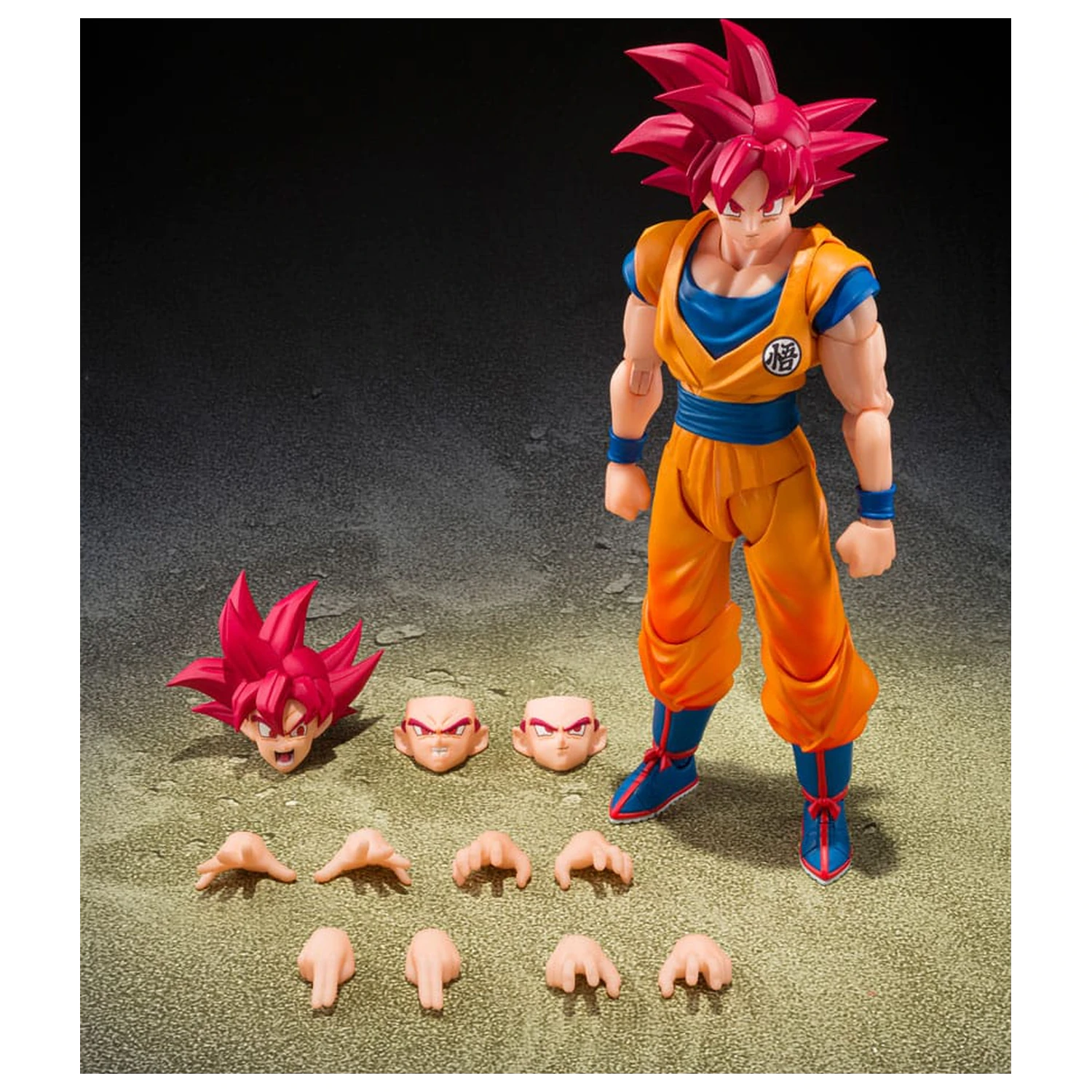 Dragon Ball Super S.H.Figuarts Figurina de actiune Super Saiyan God Son Guko (God Aura) 15 cm poza produsului