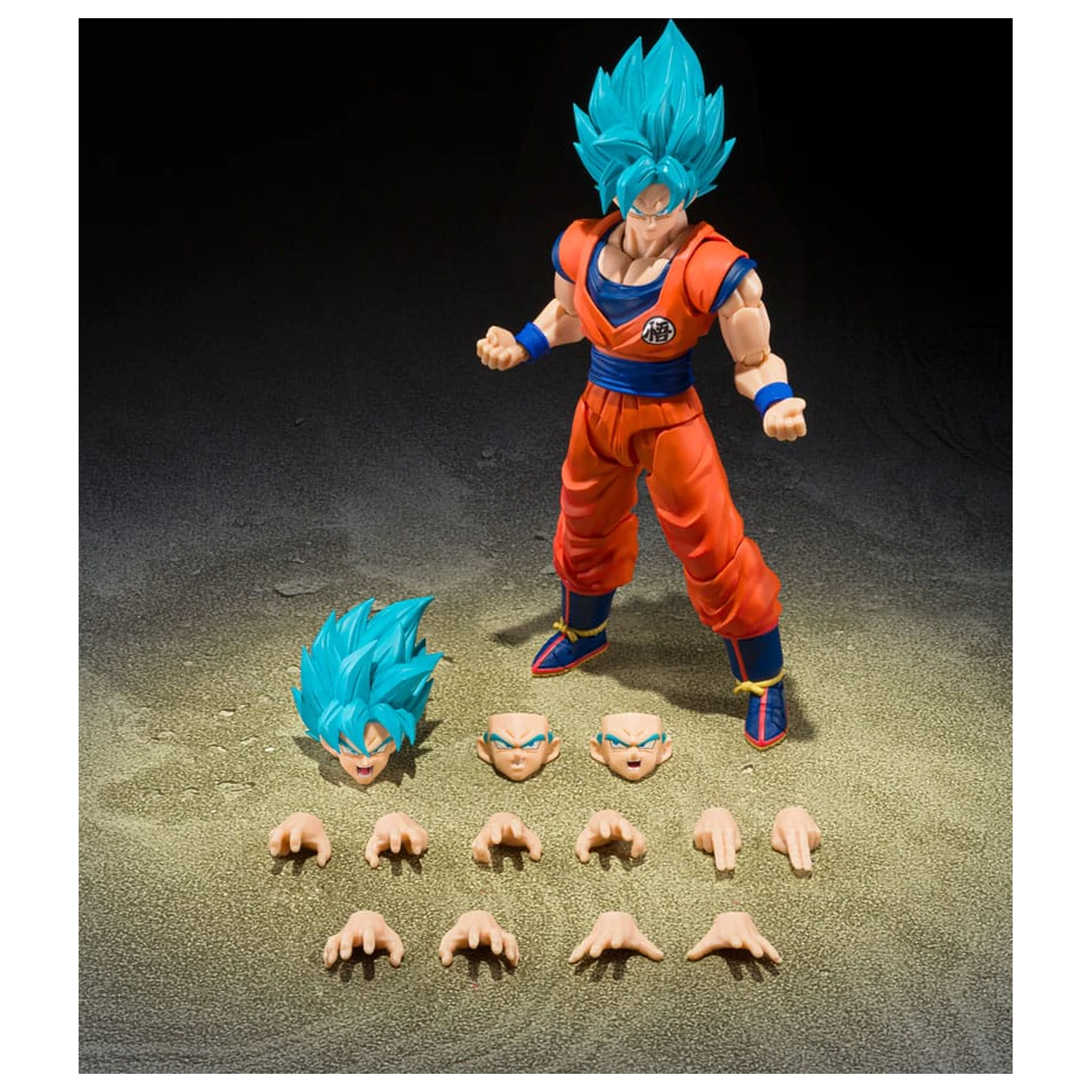 Dragon Ball Super S.H.Figuarts Figurina de actiune Super Saiyan God Super Son Guko (Blue power transcending Limits) 15 cm poza produsului