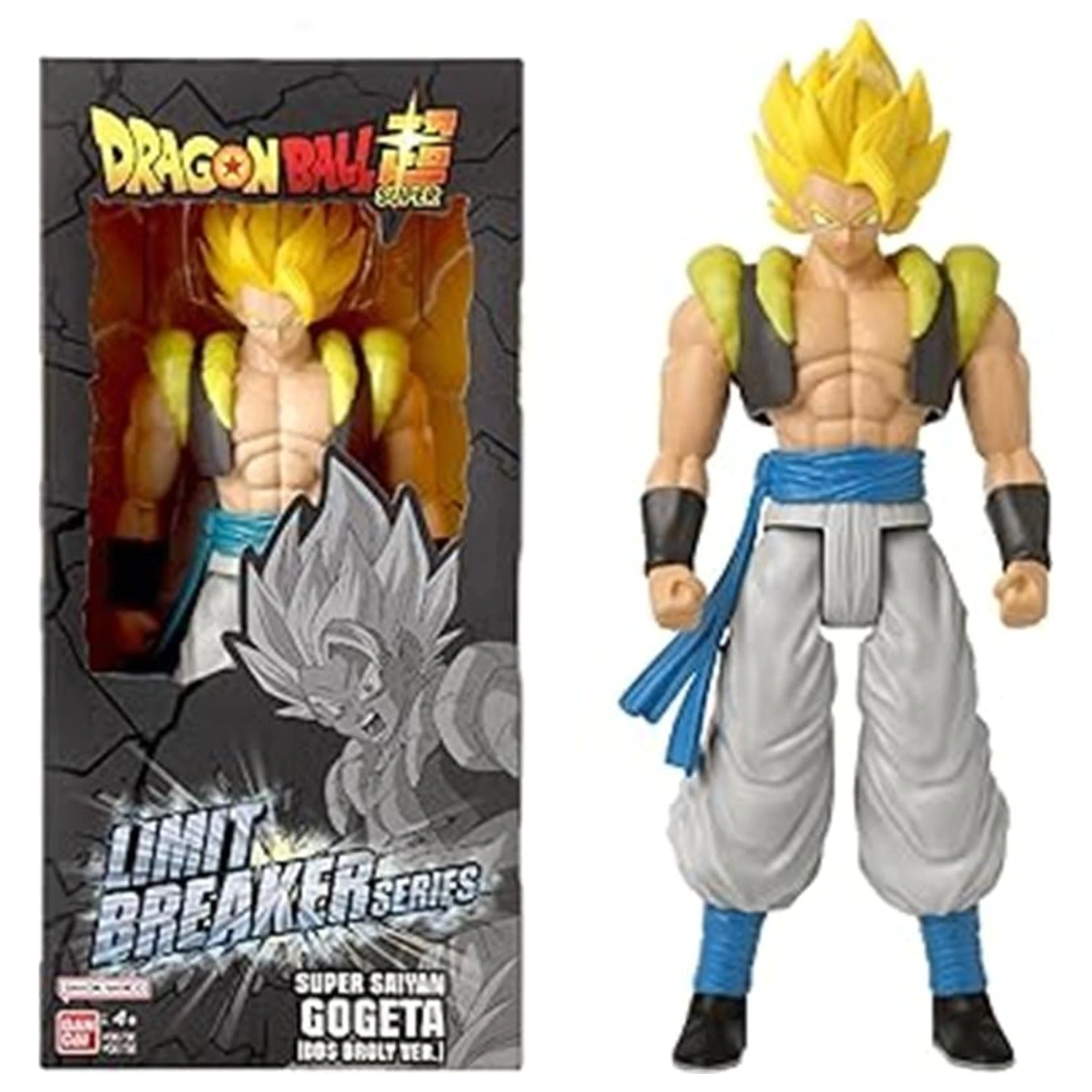Dragon Ball Super Saiyan Gogeta Giant Figure Limit Breaker 30cm poza produsului