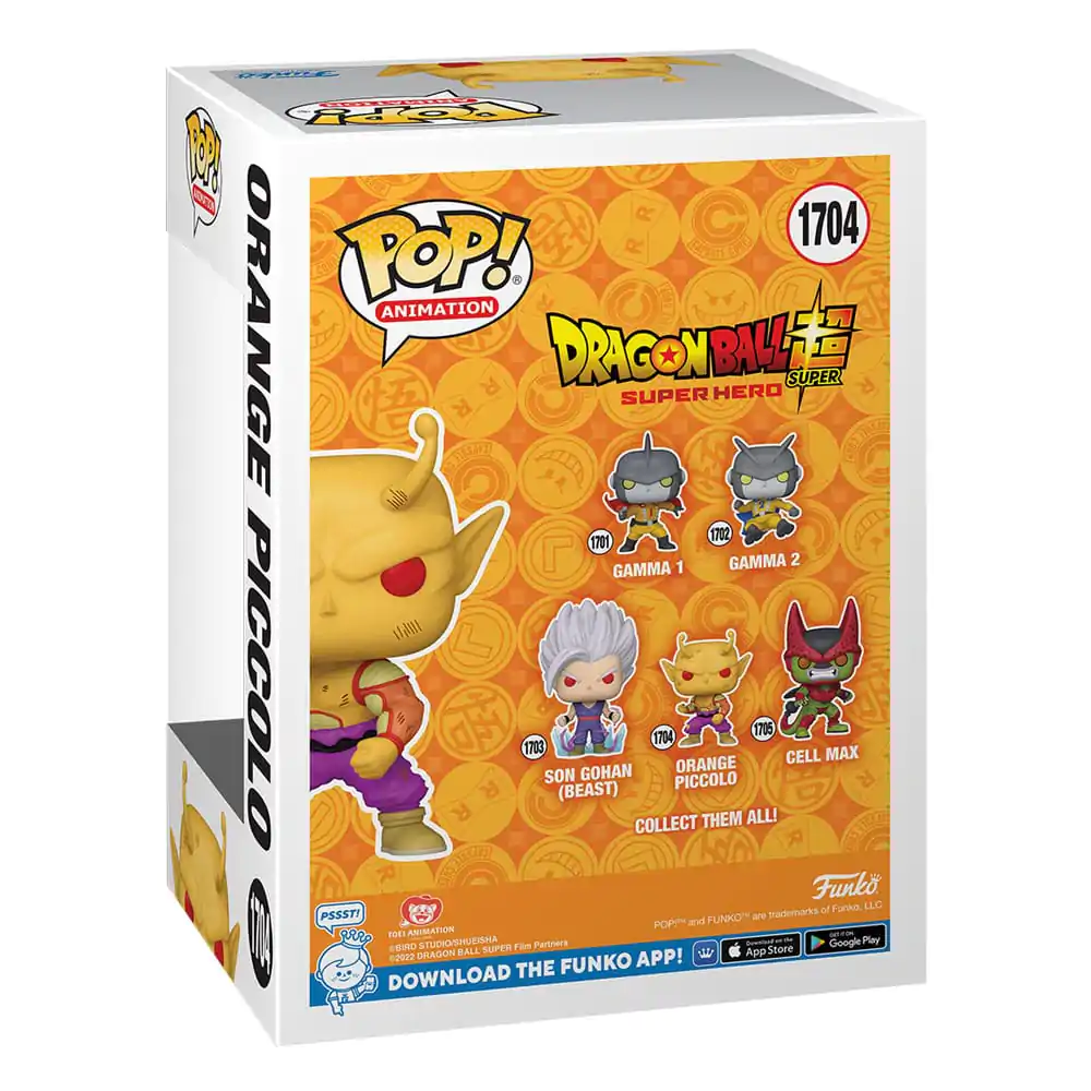 Dragon Ball Super: Super Hero Funko POP! Animation Figurina de vinil Orange Piccolo 9 cm poza produsului