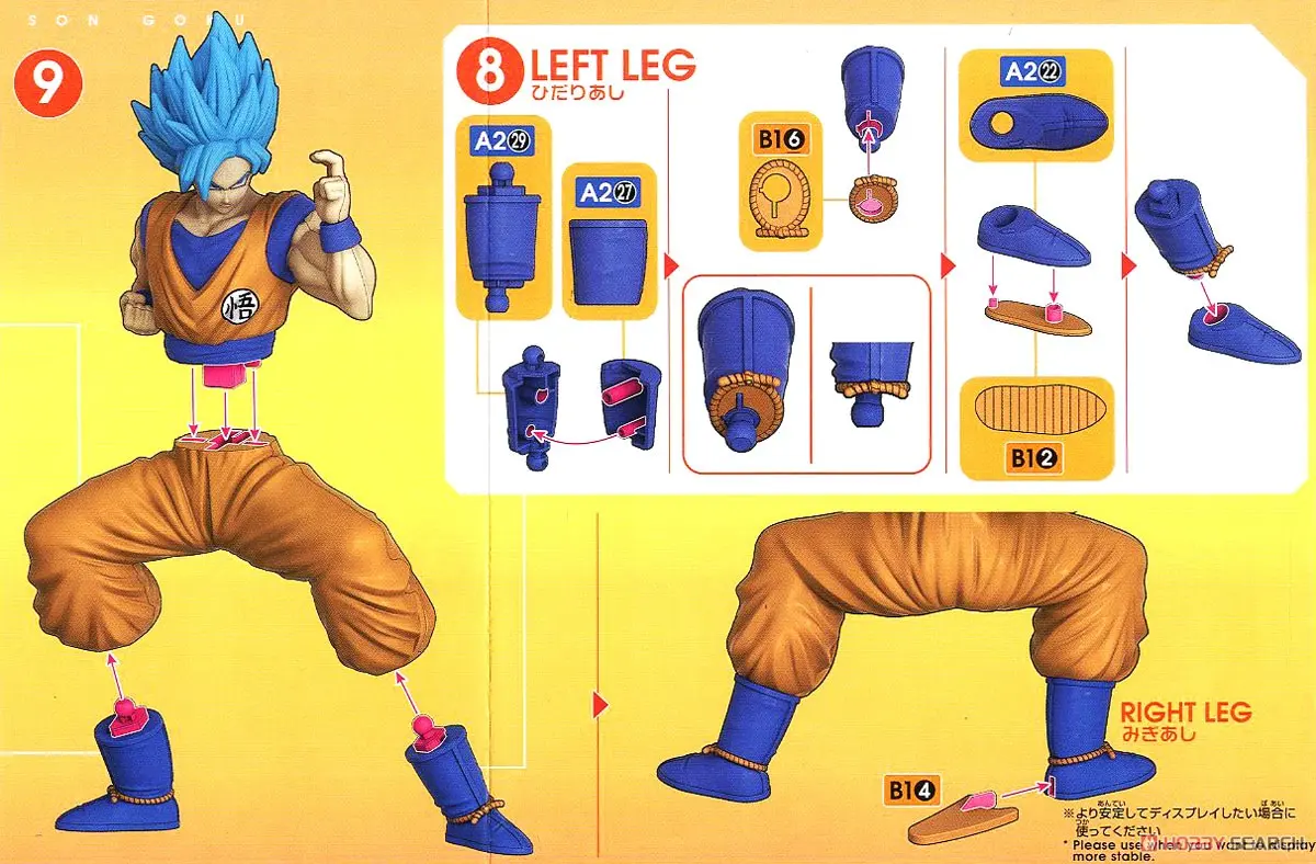 Dragon Ball Super Super Saiyan God Super Saiyan Son Goku model kit figurină 15cm poza produsului