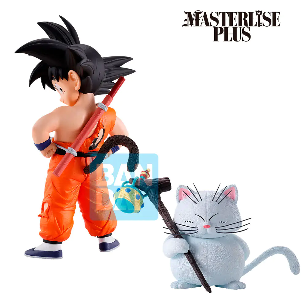 Figurină Dragon Ball The Lookout Above the Clouds Son Goku & Korin Ichibansho 15cm poza produsului