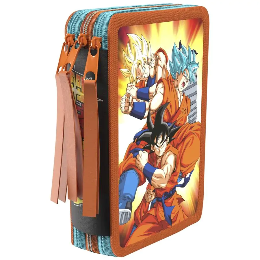 Dragon Ball etui triplu pentru creioane poza produsului