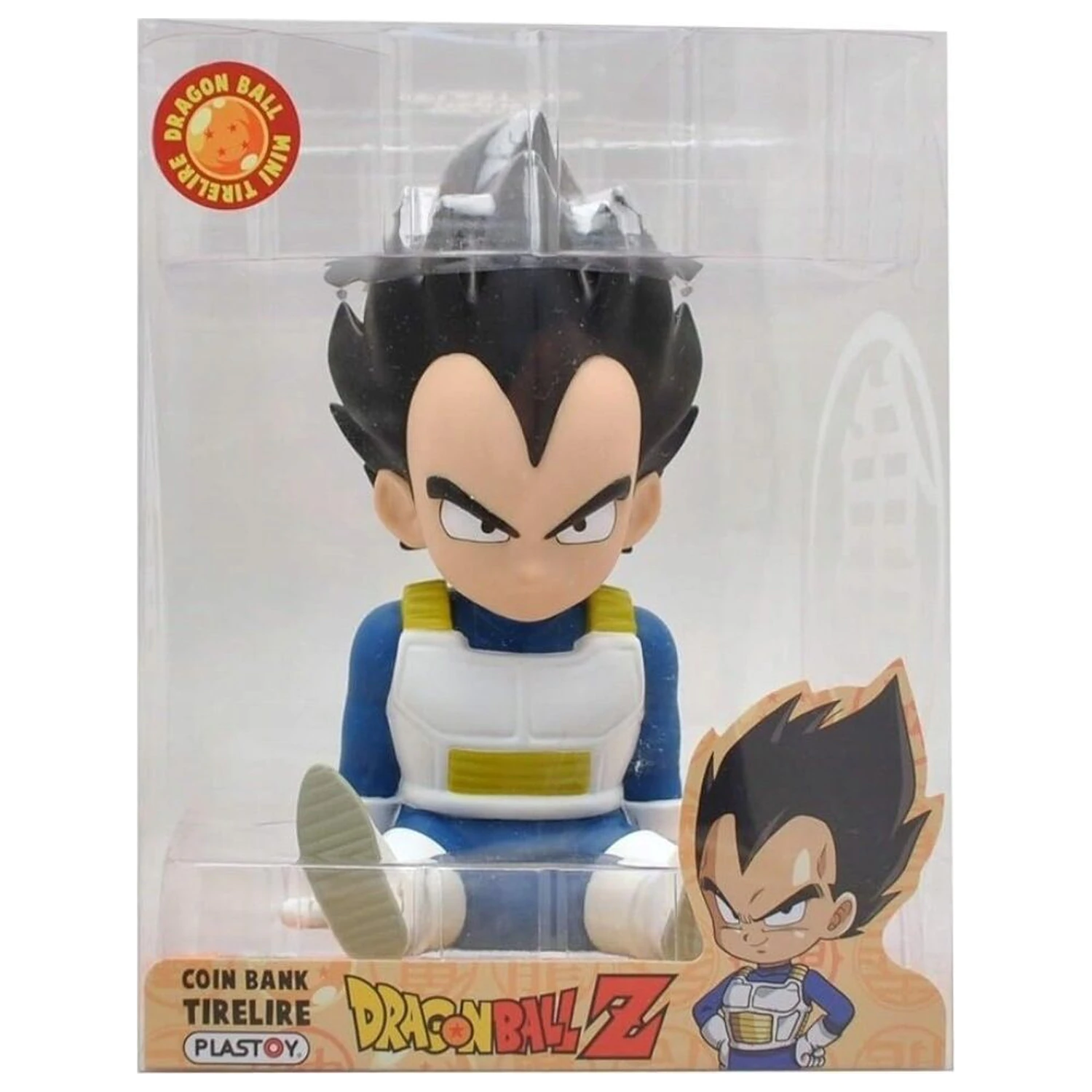 Dragon Ball Chibi Bust statuetă de pus bani Vegeta 15 cm poza produsului
