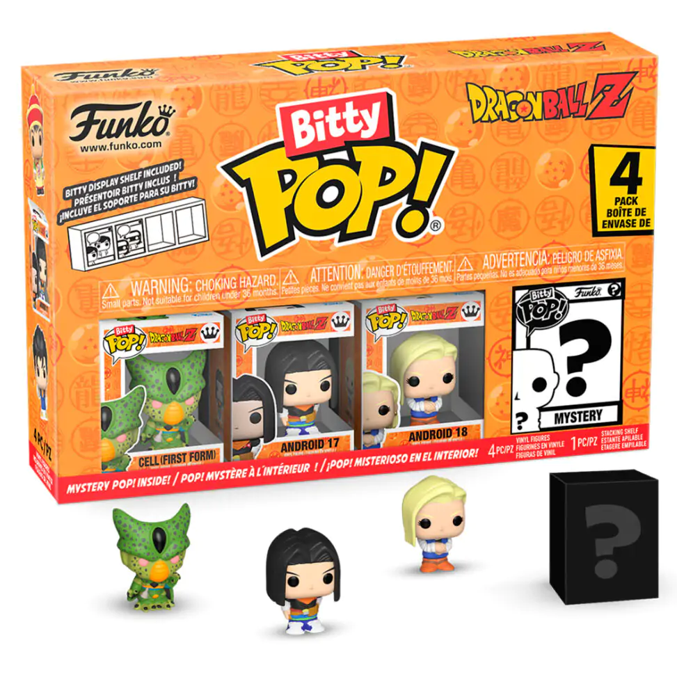 Dragon Ball Z Bitty Funko POP! Figurina de vinil 4-Pack Frieza 2,5 cm poza produsului