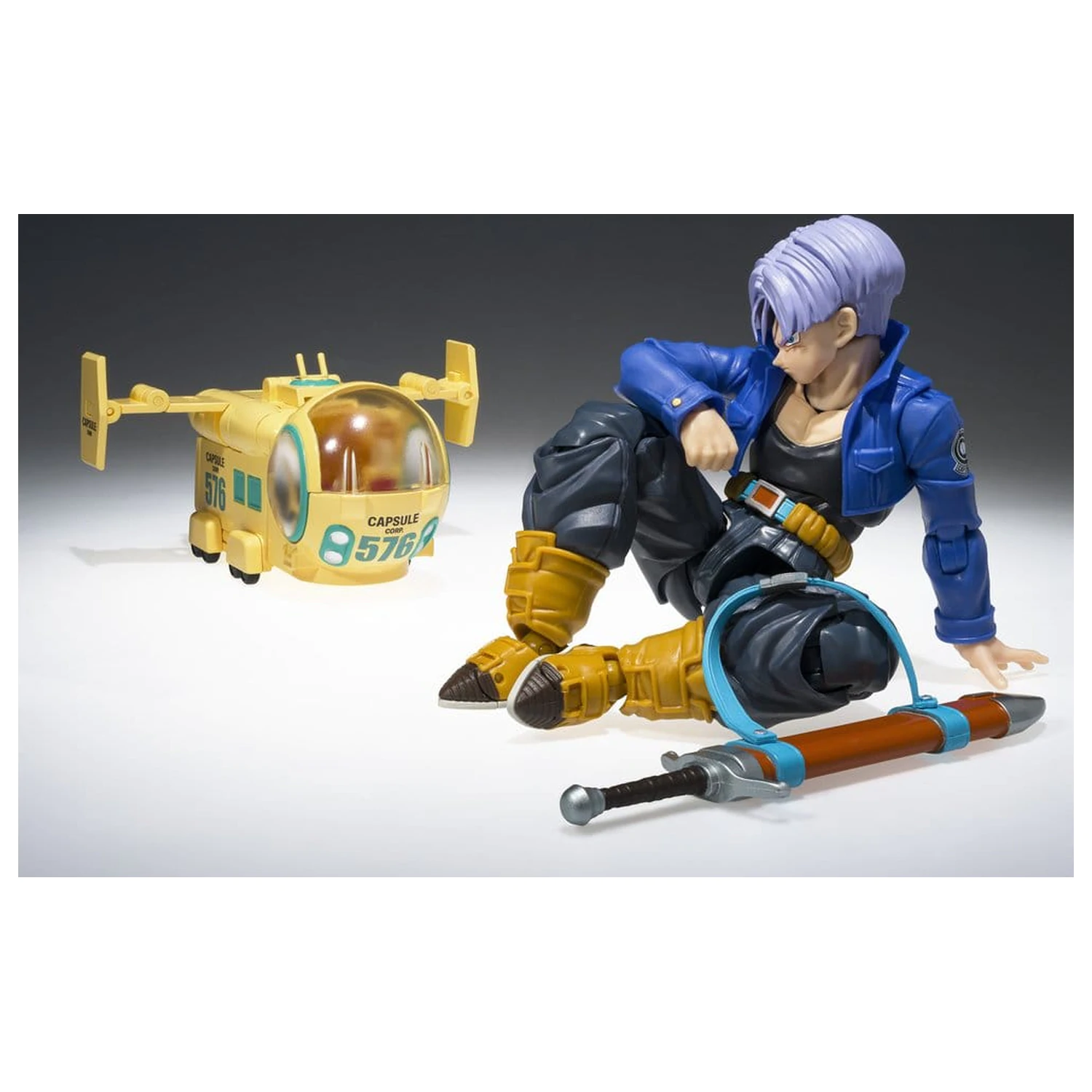 Dragon Ball Z Changearts Figurina de acțiune Capsulă Hoi-Poi Nr. 576 Avionul lui Bulma 8 cm poza produsului