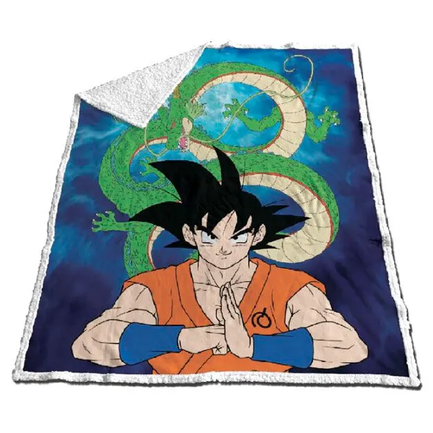 Patura Dragon Ball Z coral sherpa poza produsului