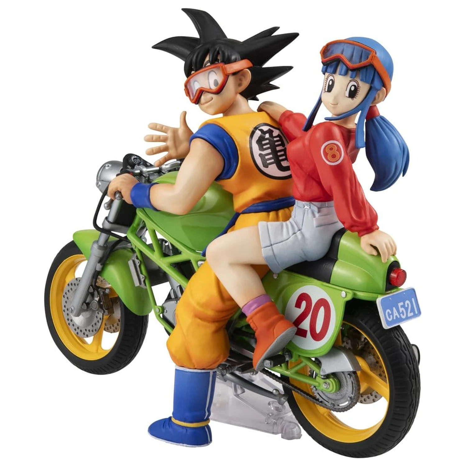 Dragon Ball Z Desktop Real McCoy PVC Figurina 05 Son Goku & Chichi Limited Repeat Ver. 15 cm poza produsului