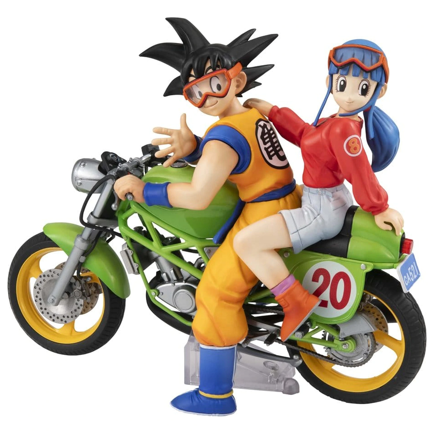 Dragon Ball Z Desktop Real McCoy PVC Figurina 05 Son Goku & Chichi Limited Repeat Ver. 15 cm poza produsului