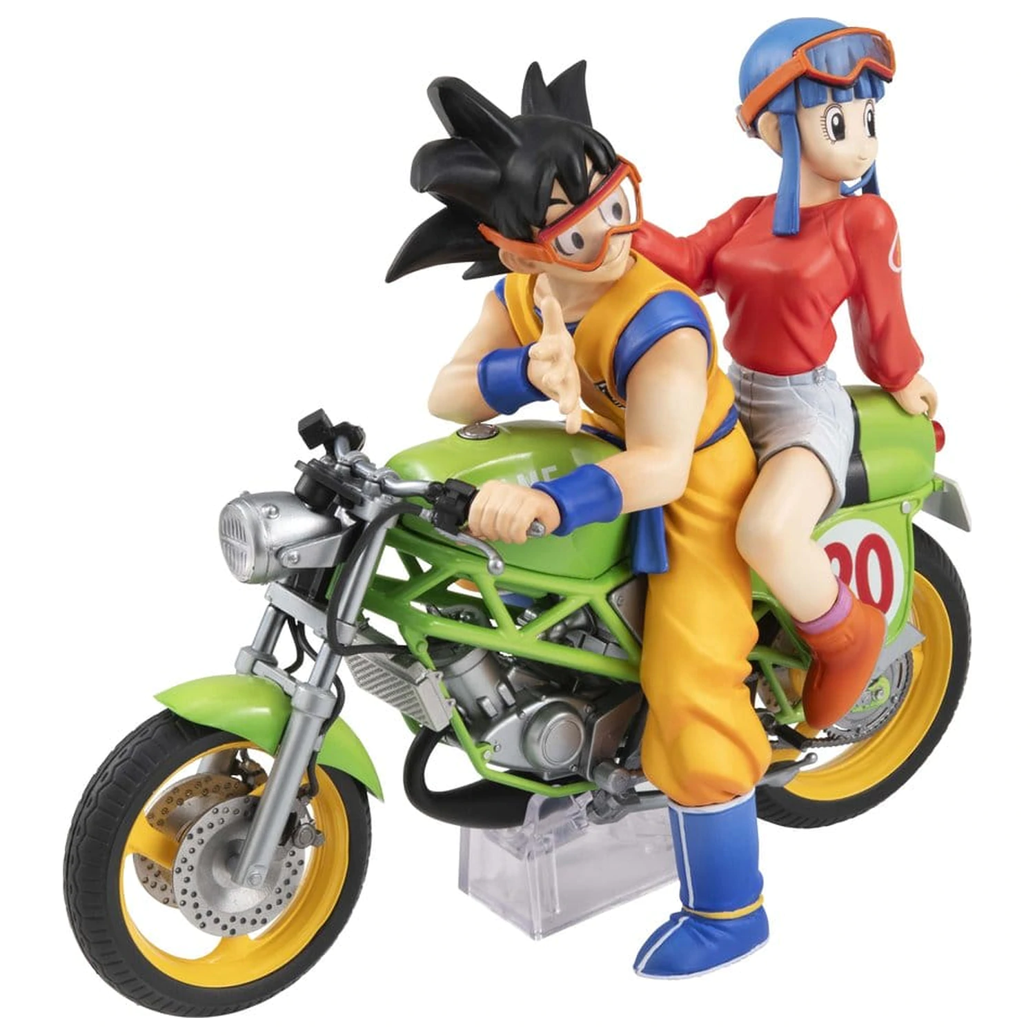 Dragon Ball Z Desktop Real McCoy PVC Figurina 05 Son Goku & Chichi Limited Repeat Ver. 15 cm poza produsului