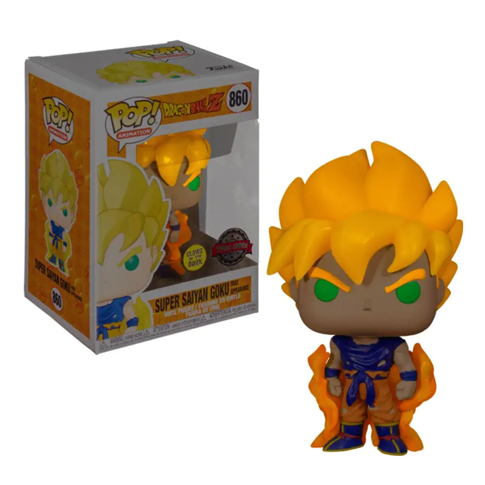 Dragon Ball Z Funko POP! Animație figurină de vinil SS Goku(GW) 9 cm poza produsului
