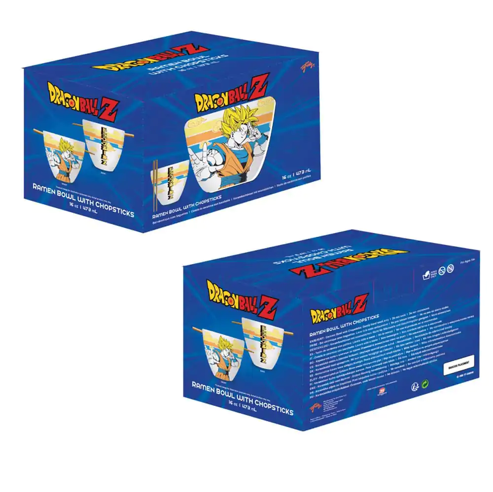 Bol pentru Ramen Dragon Ball Z cu Bețișoare Goku 473 ml poza produsului