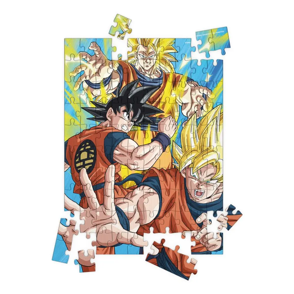 Puzzle Dragon Ball Z cu efect 3D Goku Saiyan (100 piese) poza produsului