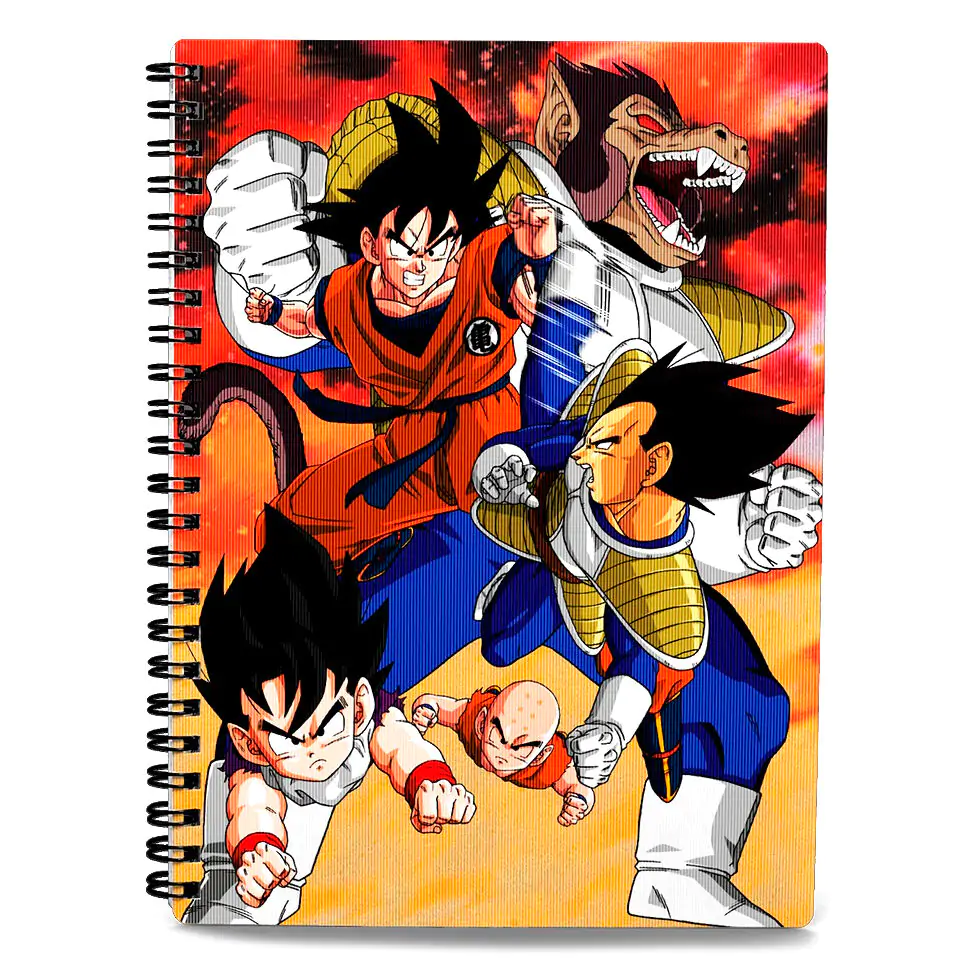 Dragon Ball Z Goku vs Vegeta caiet A2 poza produsului