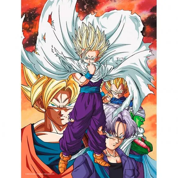 Dragon Ball Z Heroes vs Cell poster din sticlă poza produsului