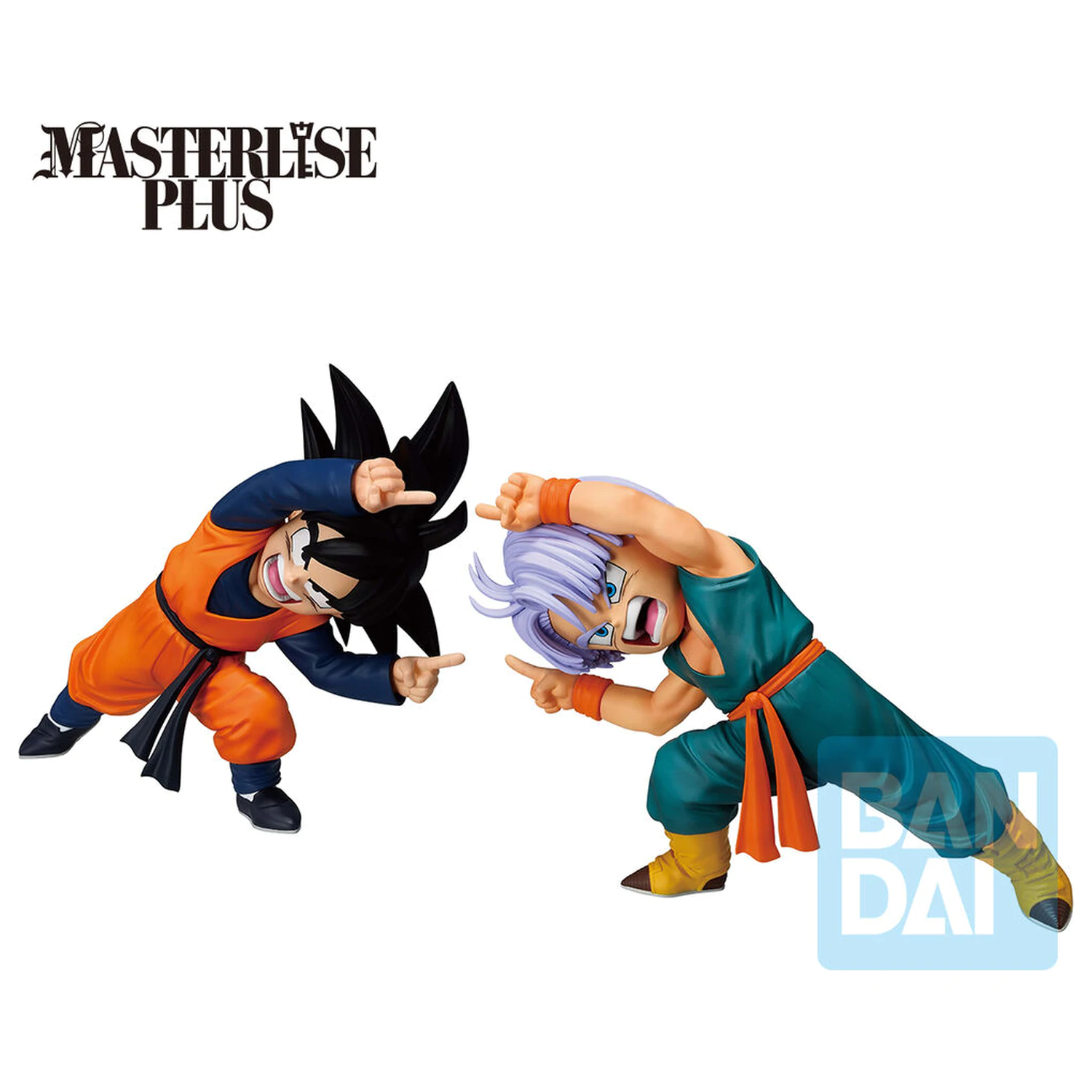 Dragon Ball Z Masterlise Battle of the Super Saiyan Son Goten & Trunks set 2 figurine Ichibansho 9cm poza produsului