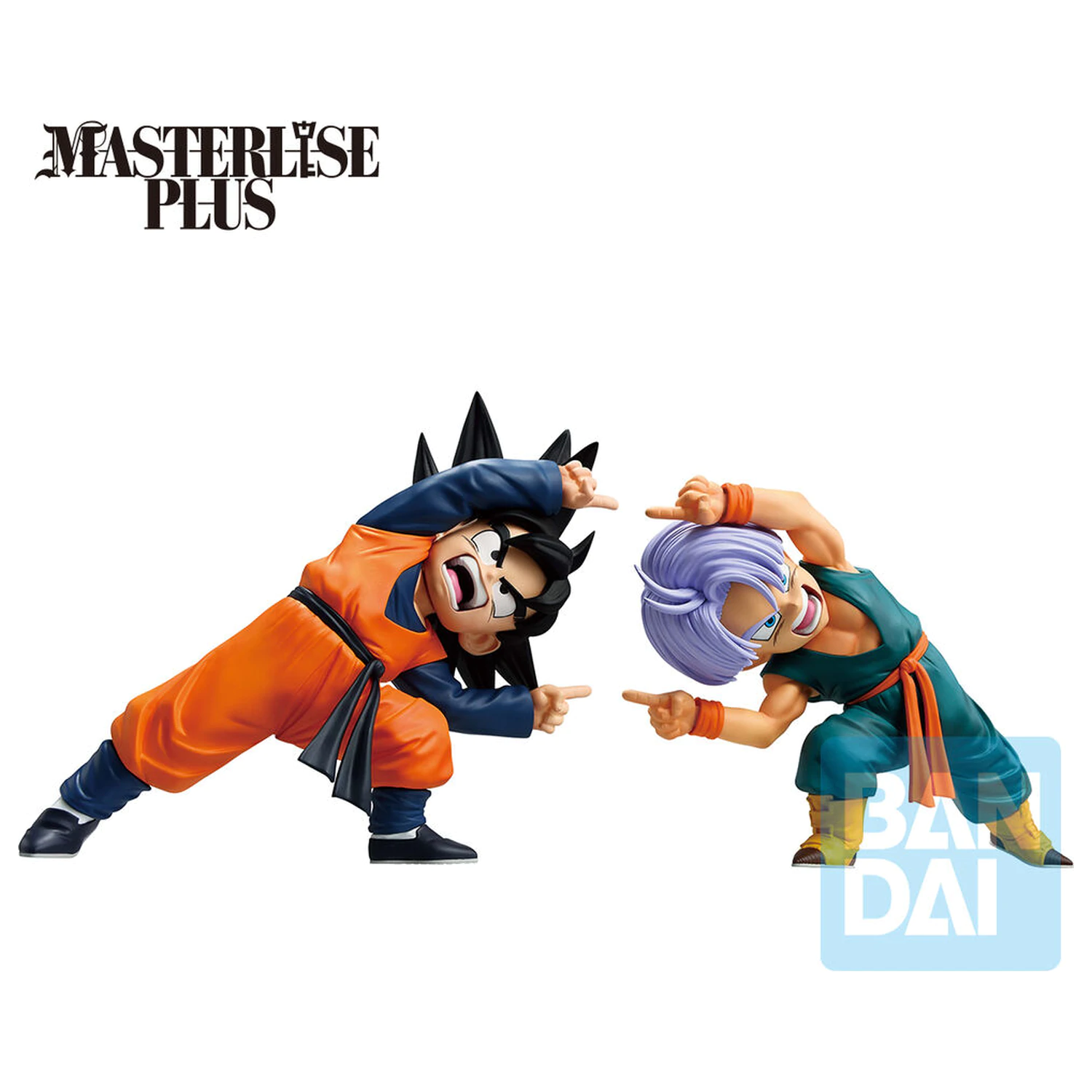 Dragon Ball Z Masterlise Battle of the Super Saiyan Son Goten & Trunks set 2 figurine Ichibansho 9cm poza produsului