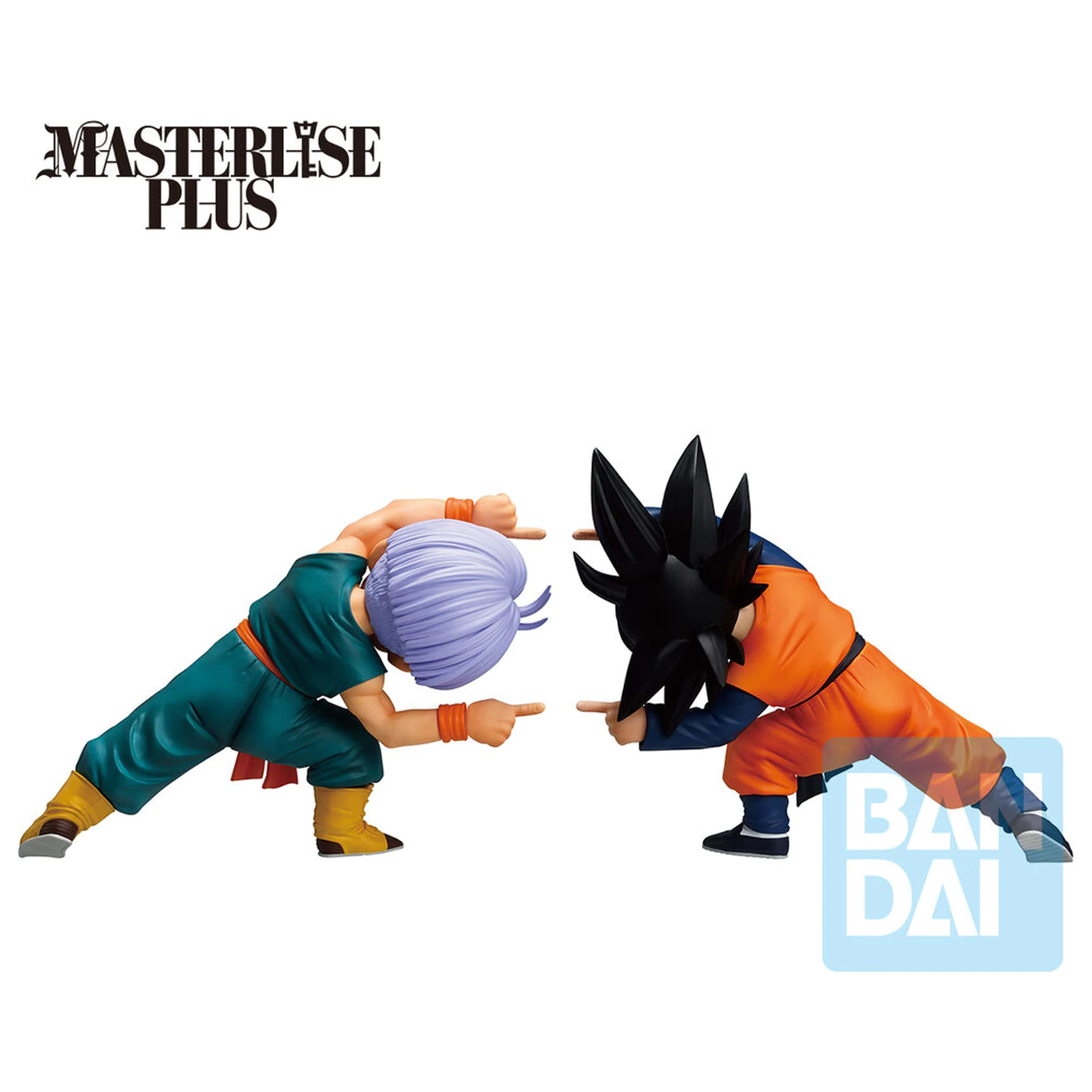Dragon Ball Z Masterlise Battle of the Super Saiyan Son Goten & Trunks set 2 figurine Ichibansho 9cm poza produsului