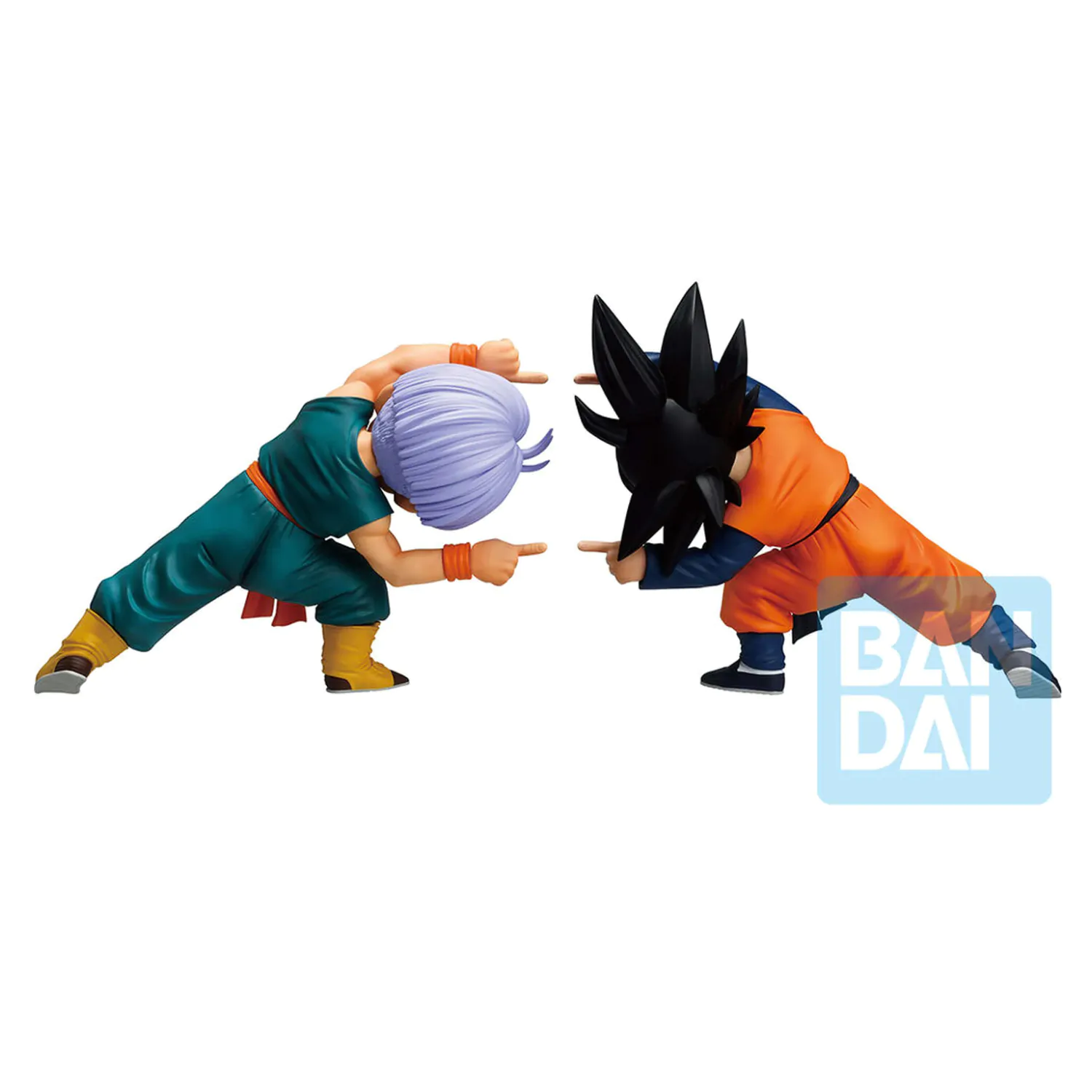 Dragon Ball Z Masterlise Battle of the Super Saiyan Son Goten & Trunks set 2 figurine Ichibansho 9cm poza produsului
