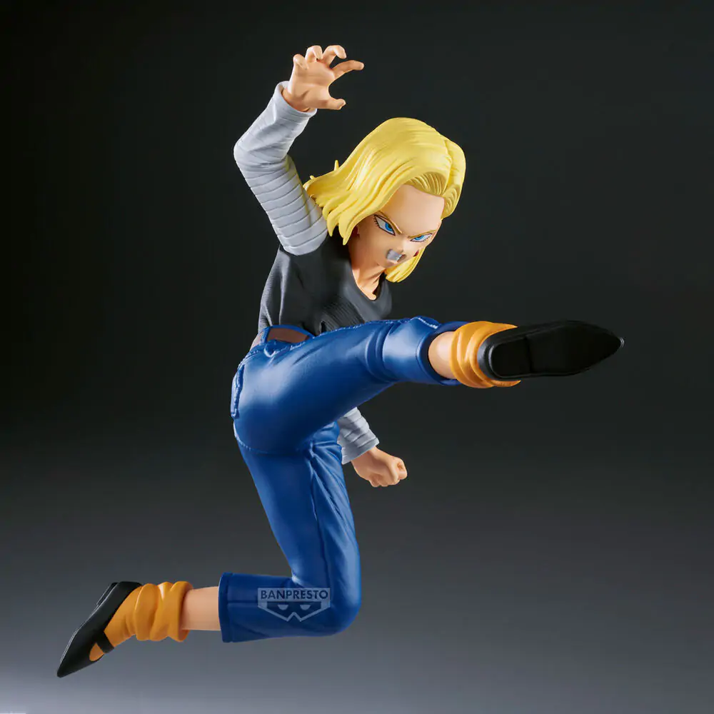 Dragon Ball Z Match Makers Android 18 & Mr. Satan set 2 figurine 11-8cm poza produsului