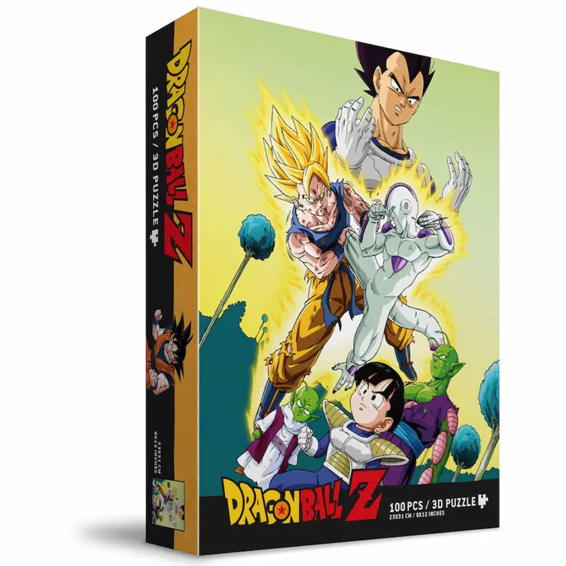 Puzzle Dragon Ball Z cu efect 3D Bătălia de pe Namek (100 de piese) poza produsului