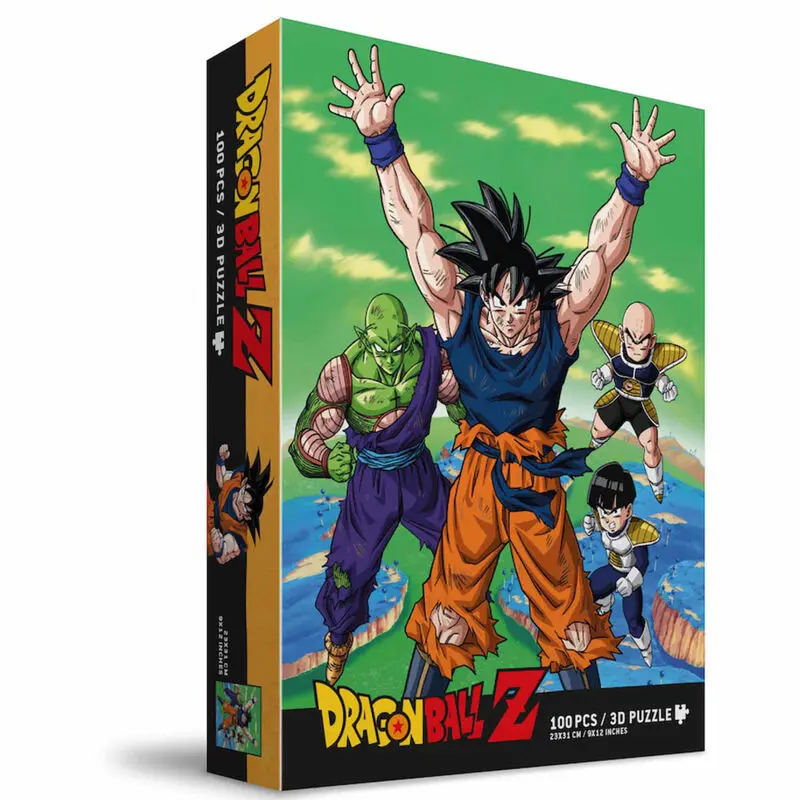 Puzzle Dragon Ball Z cu Efect 3D Eroi Namek (100 piese) poza produsului