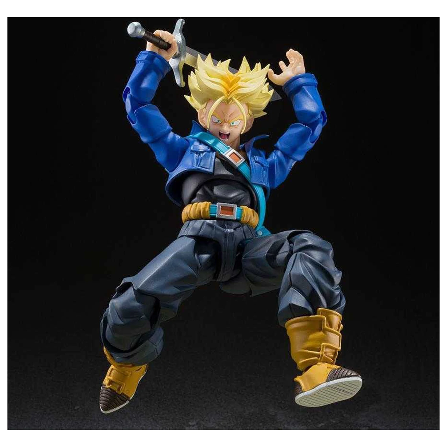 Dragon Ball Z S.H. Figuarts Figurină de acțiune Super Saiyan Trunks The Boy from the Future 14 cm poza produsului