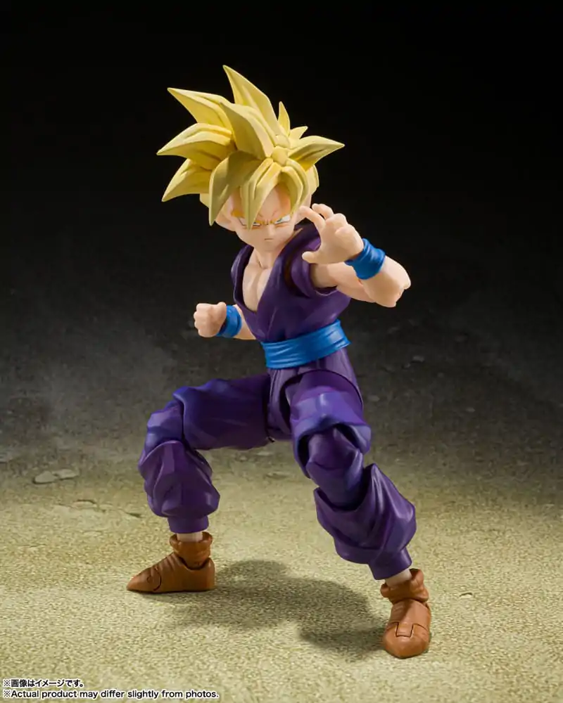 Figurină Acțiune Dragon Ball Z S.H. Figuarts Super Saiyan Son Gohan - The Warrior Who Surpassed Goku 11 cm poza produsului