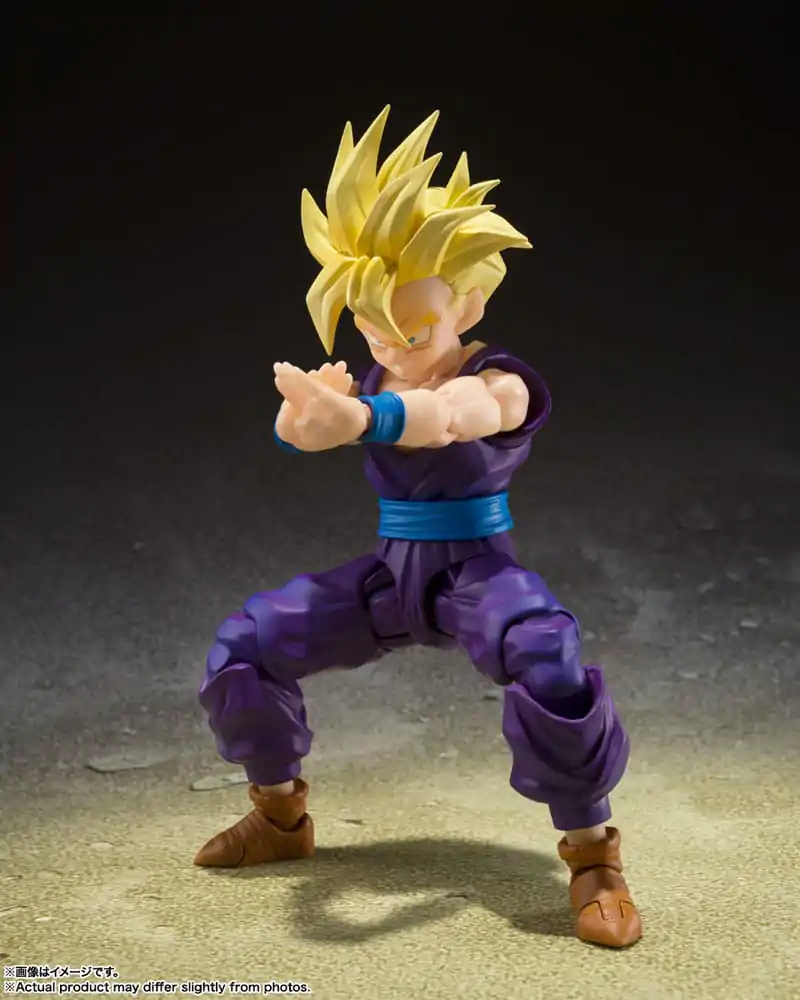 Figurină Acțiune Dragon Ball Z S.H. Figuarts Super Saiyan Son Gohan - The Warrior Who Surpassed Goku 11 cm poza produsului