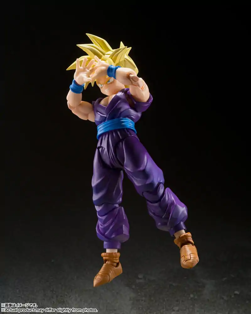 Figurină Acțiune Dragon Ball Z S.H. Figuarts Super Saiyan Son Gohan - The Warrior Who Surpassed Goku 11 cm poza produsului